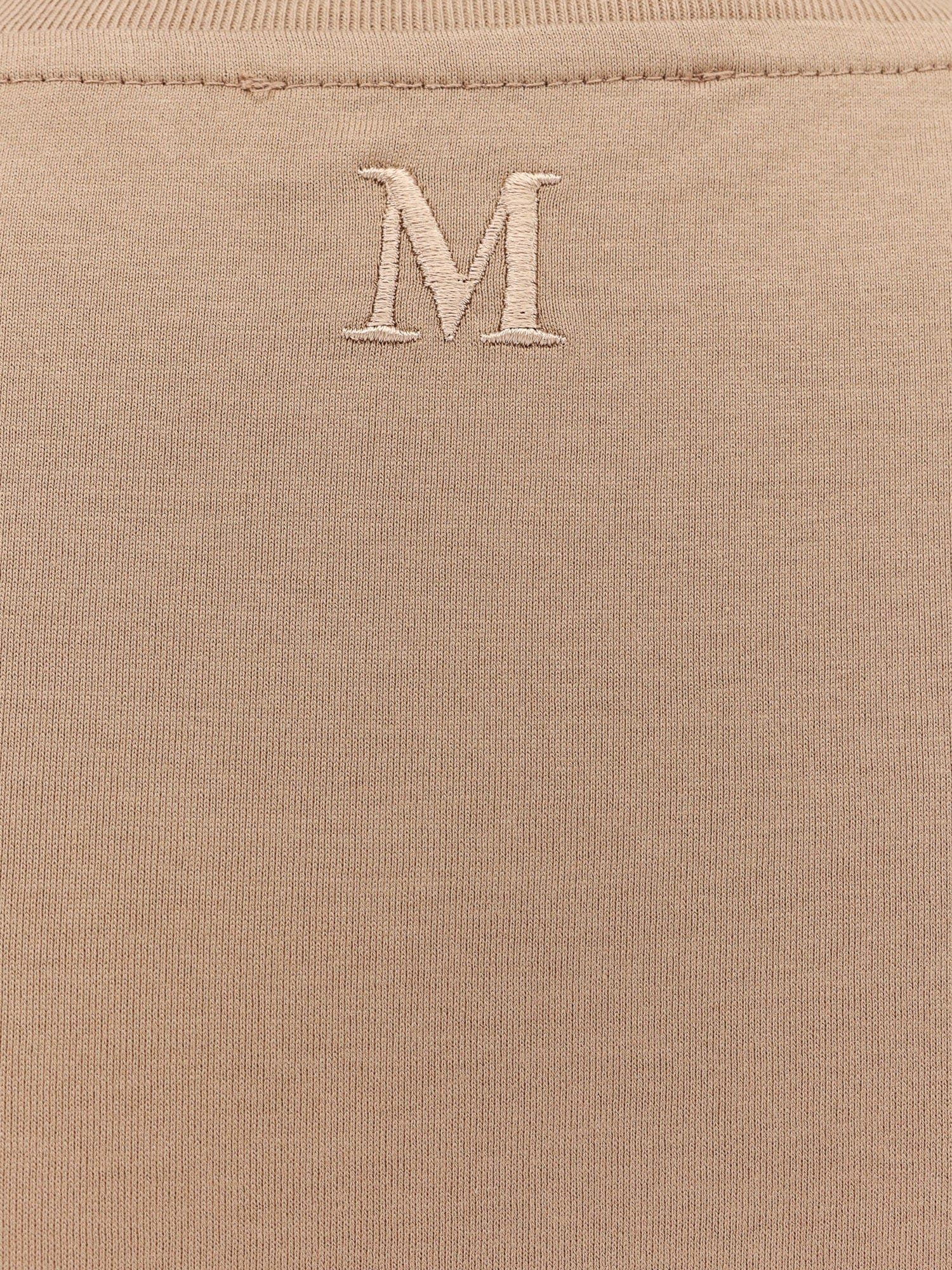 S Max Mara Reno Cotton T-shirt In Beige