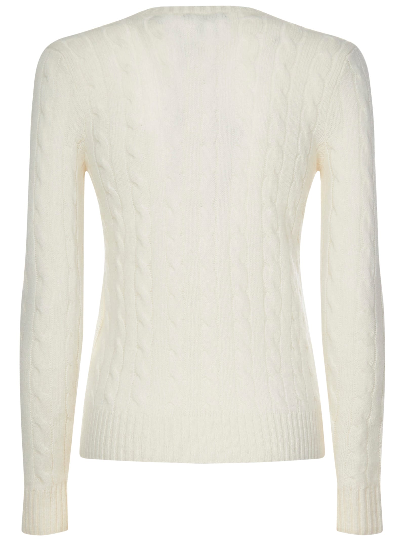 Shop Polo Ralph Lauren Sweater In White