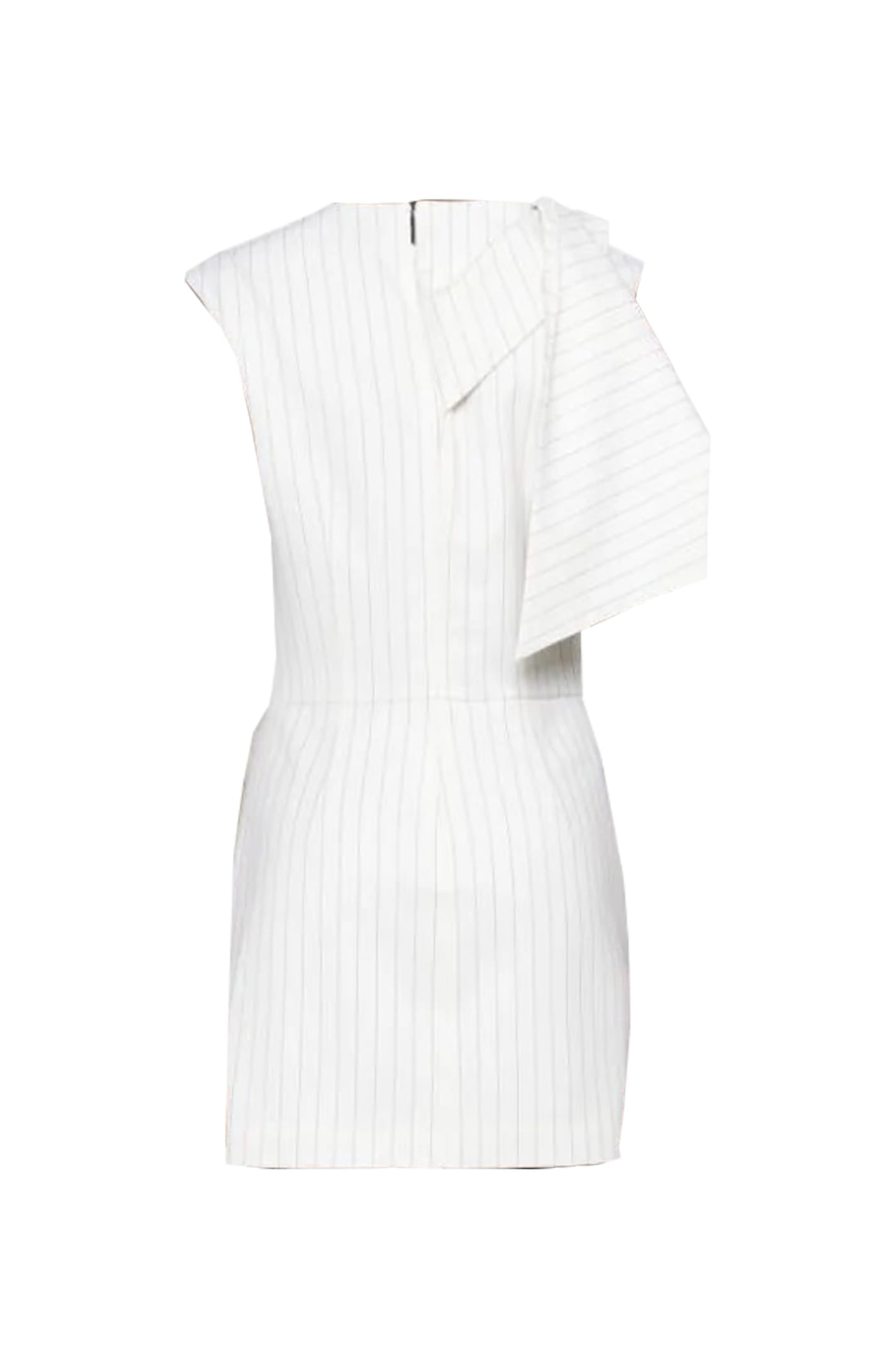 Shop Msgm Dress In White