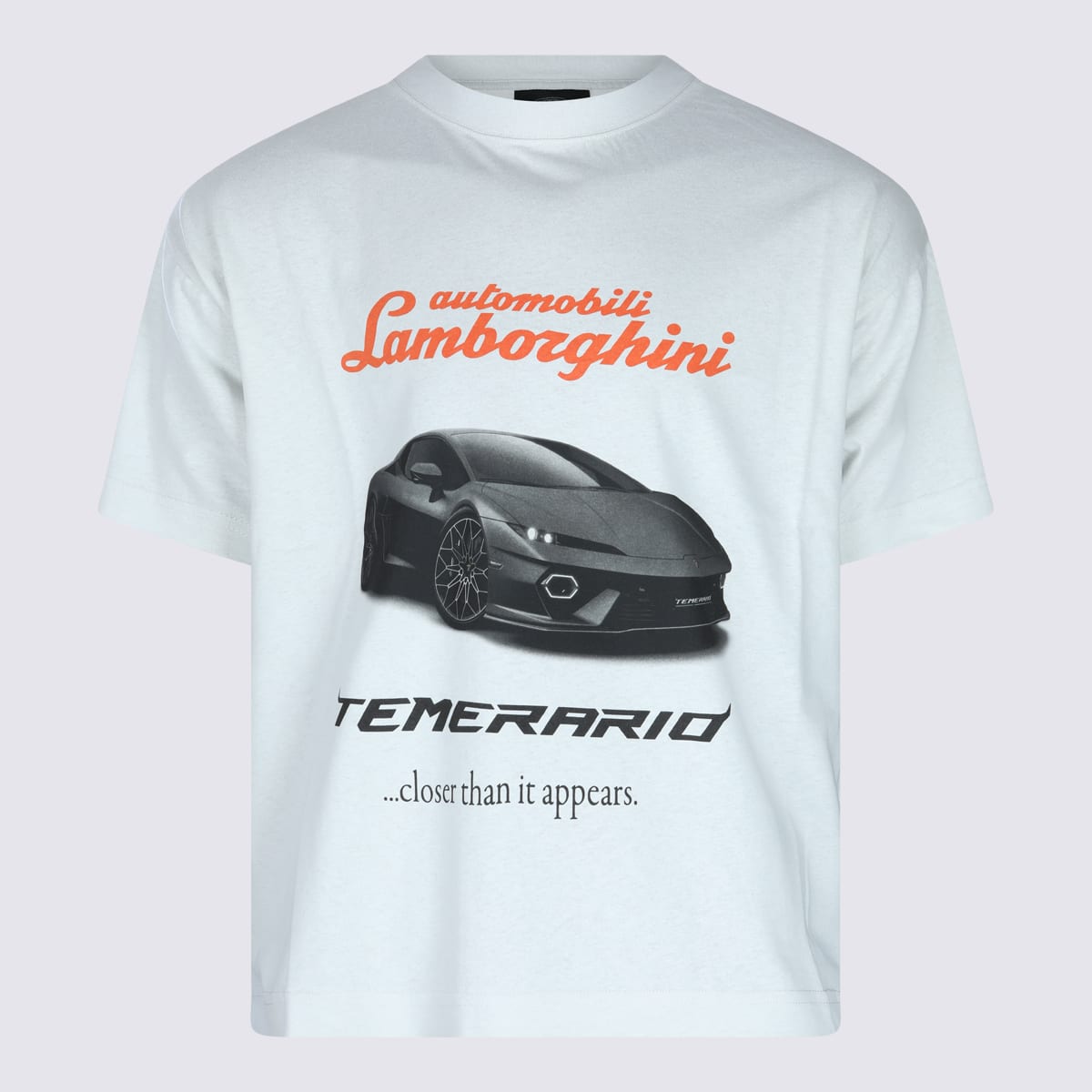Balenciaga Automobili Lamborghini Cotton T-shirt In Multi