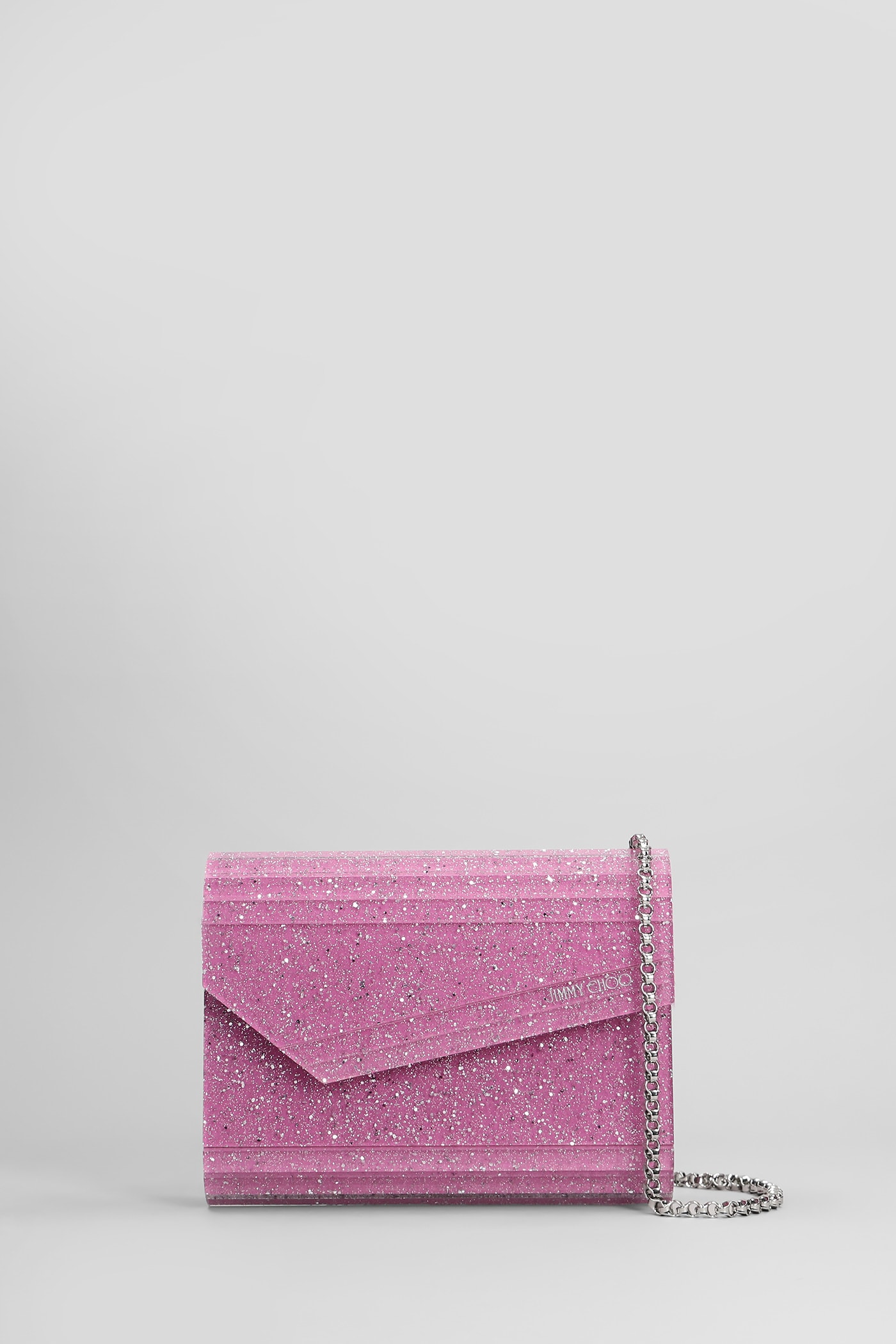 Candy Clutch In Fuxia Acrylic