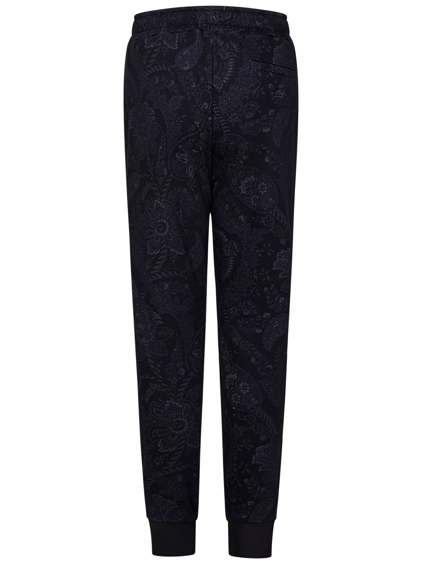 Shop Etro Trousers In Blue