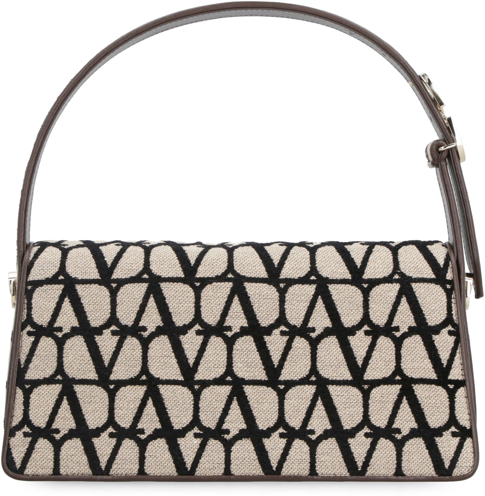 Shop Valentino Garavani - Le Grand Deuxième Shoulder Bag In Beige