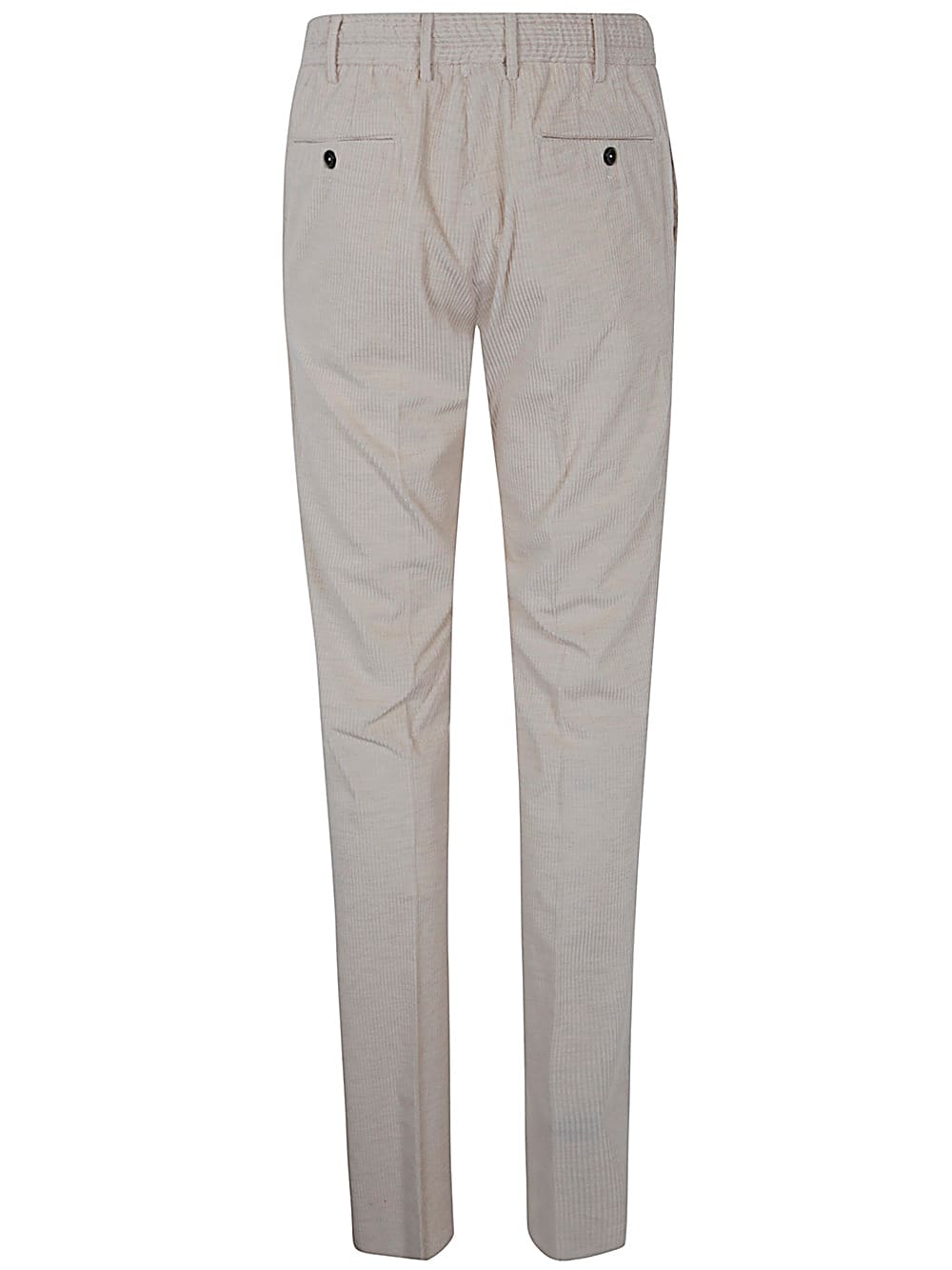 Shop Pt Torino Man Trousers Slim Jogger In Cream