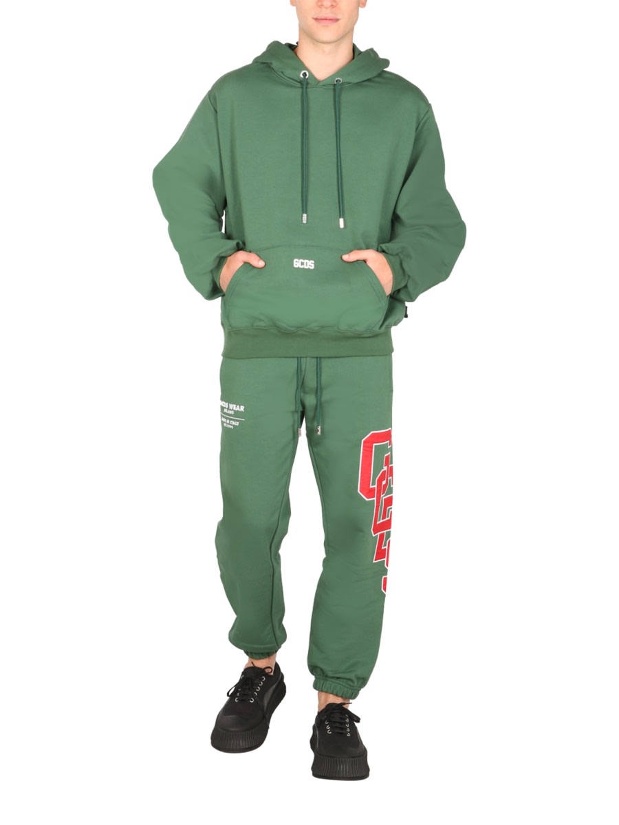 Shop Gcds Jogging Pants In Green