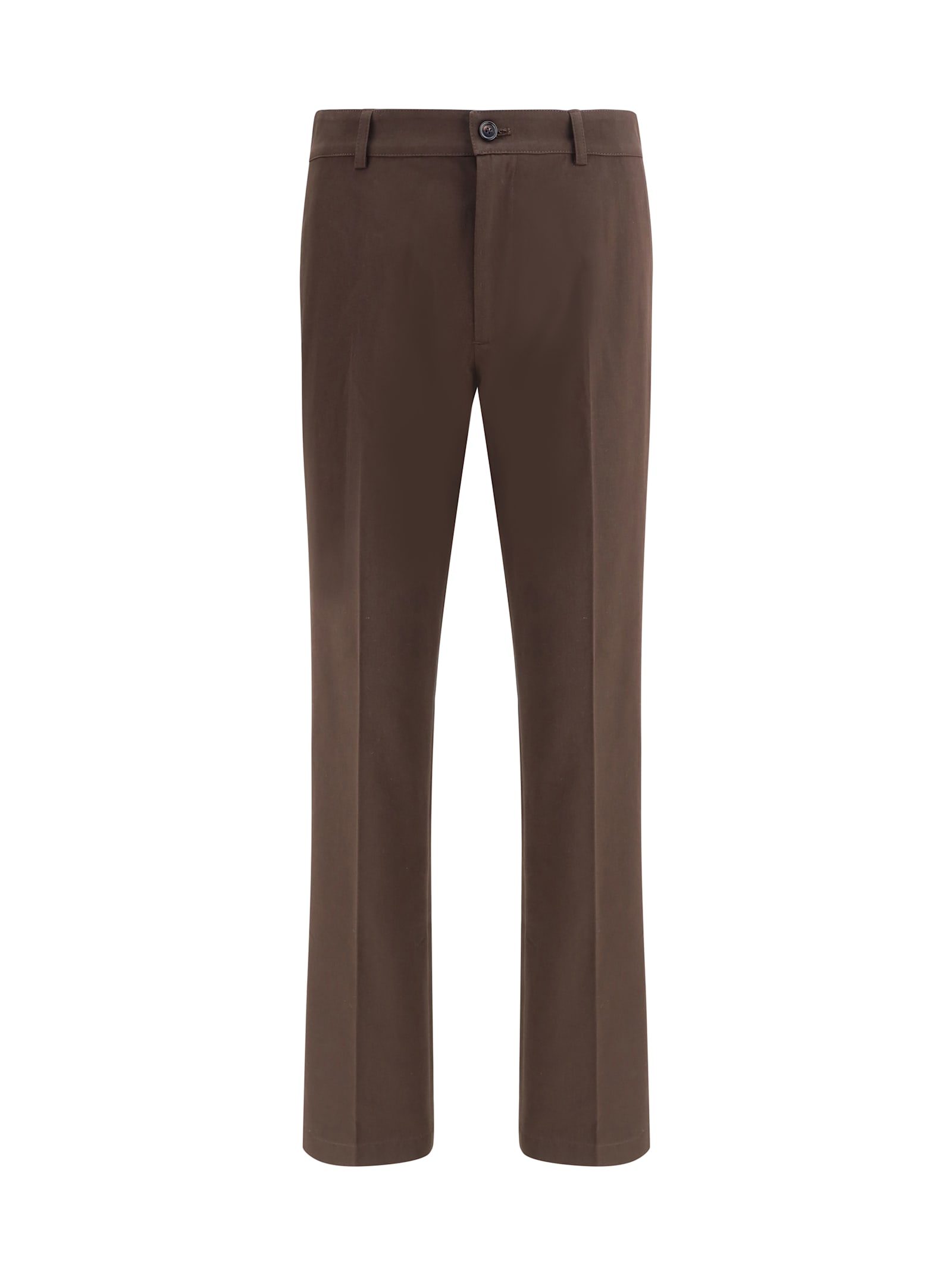 Burberry Men Cotton Chino Pants In Gold