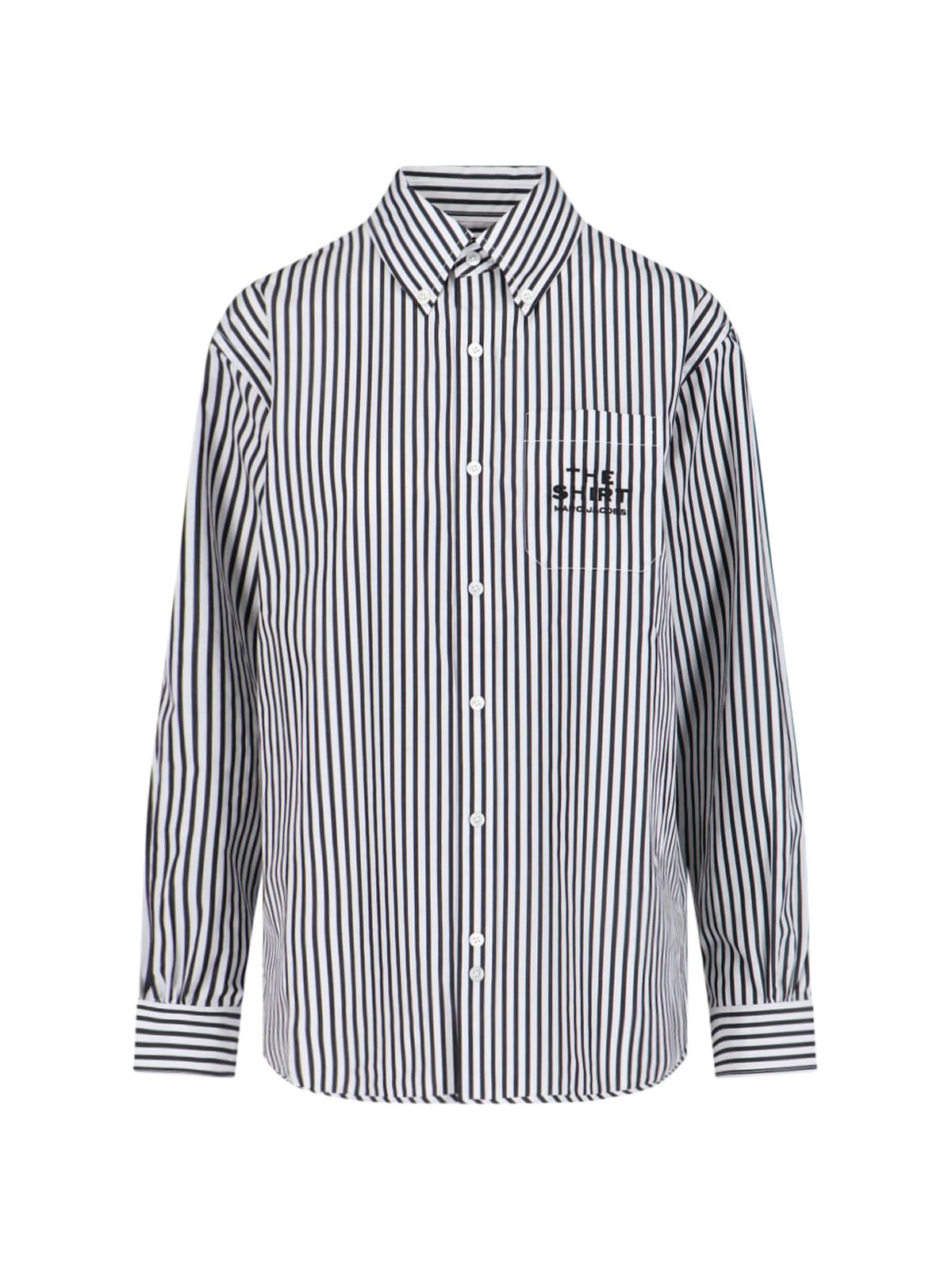 Shop Marc Jacobs Striped Shirt In Black