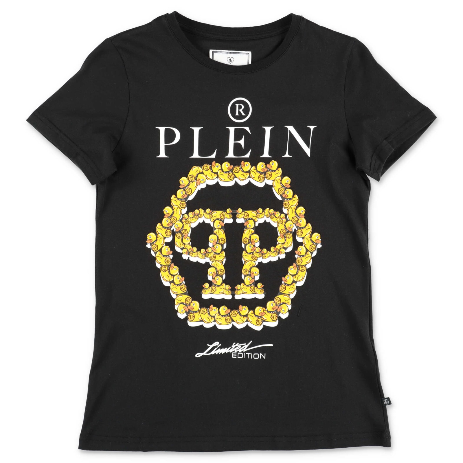 Philipp Plein T-shirt Nera In Jersey Di Cotone Limited Edition