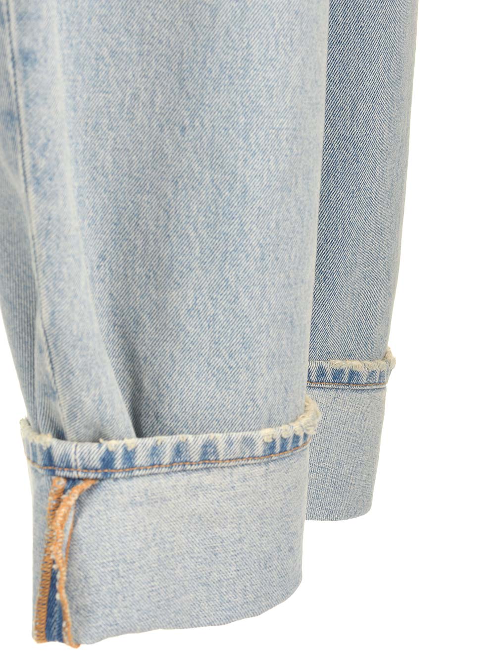 Shop Darkpark Khris Balloon Fit Jeans In Light Blue