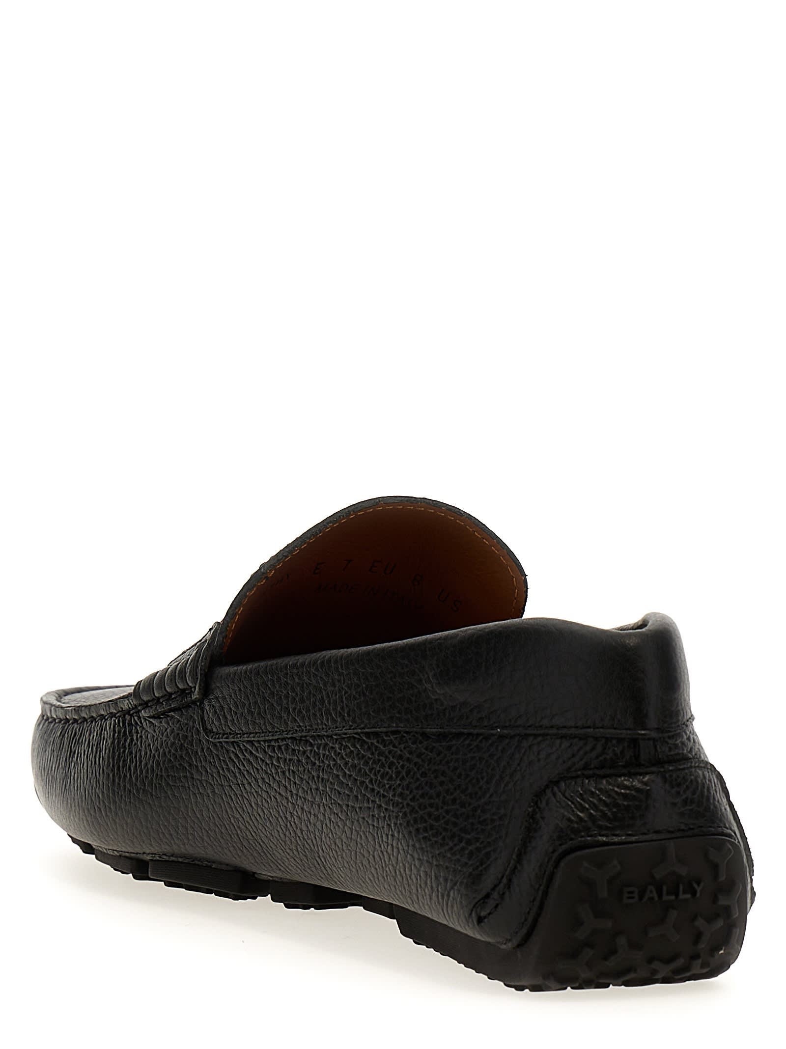 Shop Bally Perthy Loafers In Black