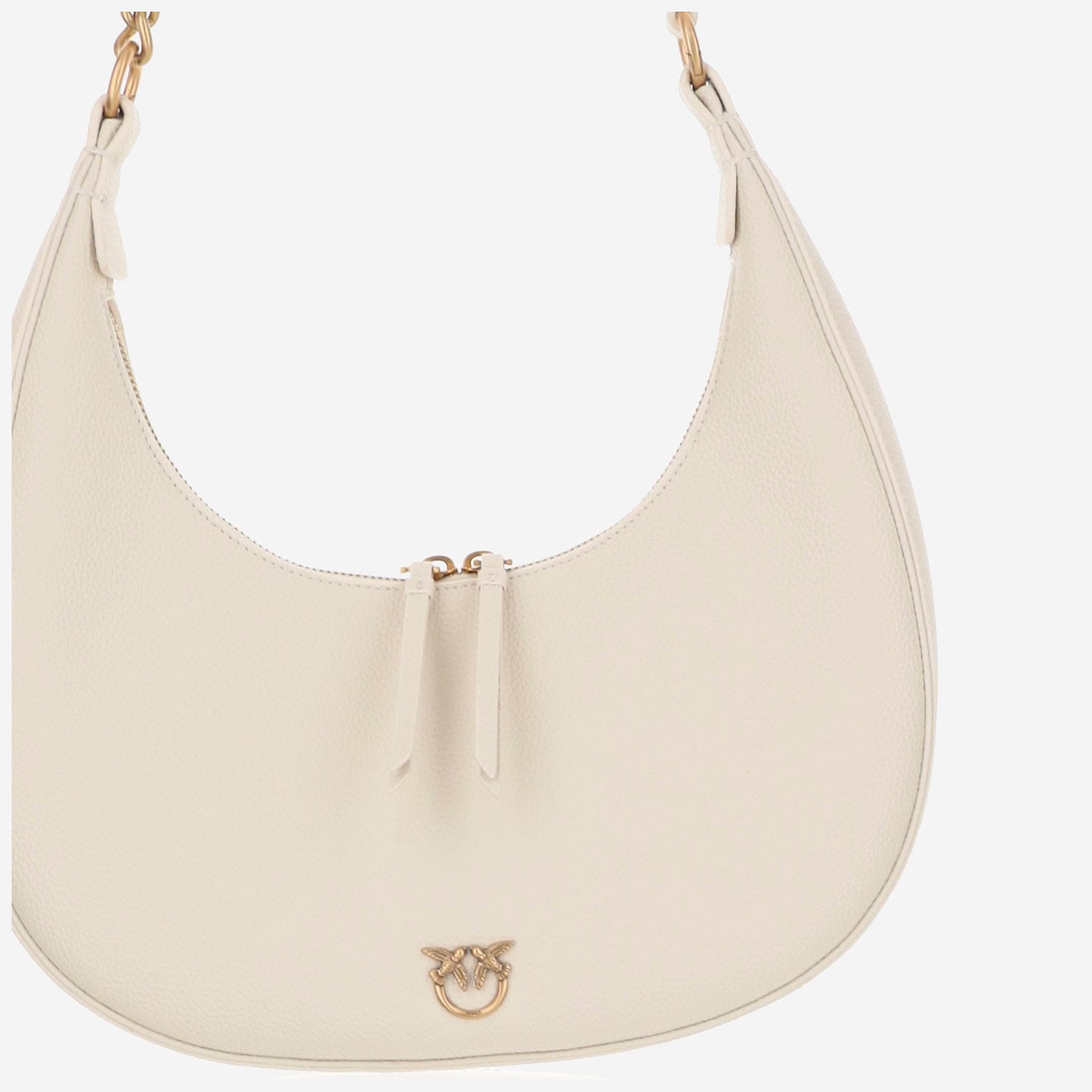 Shop Pinko Brioche Classic Bag In White