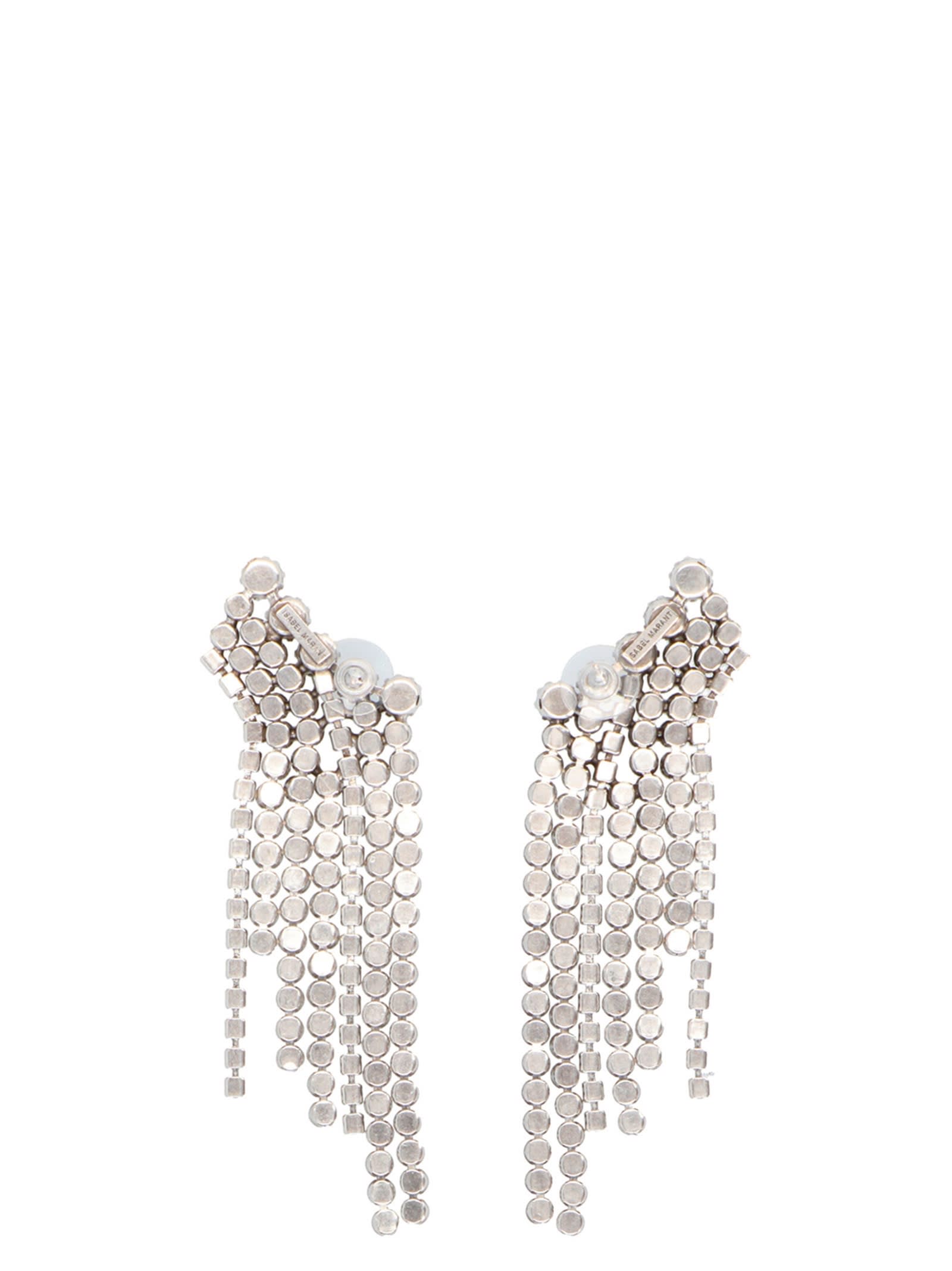 Shop Isabel Marant Boucle Doreill Earrings In Silver