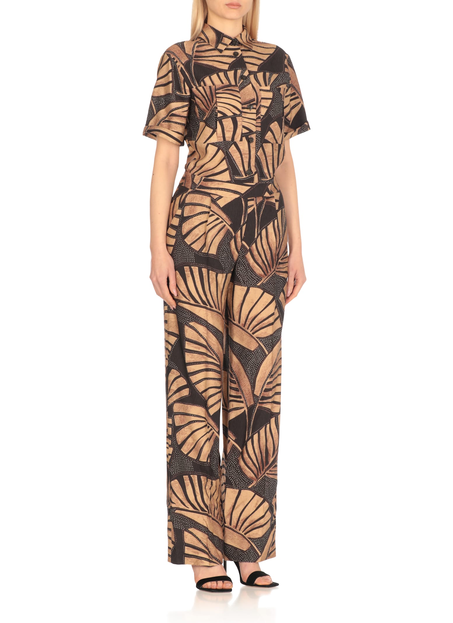 Pt Torino Women's Viscose Jumpsuit Pockets