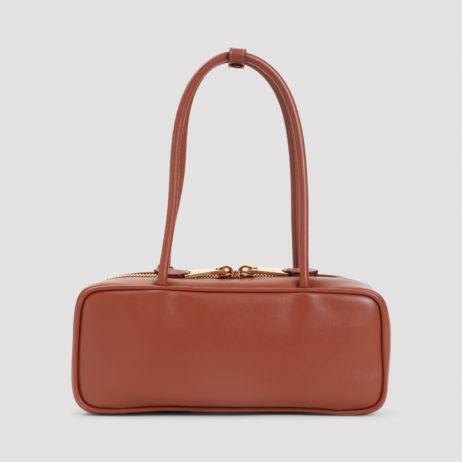 Miu Miu Beau Leather Bag In Brown