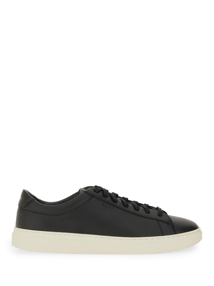 Hugo Boss Boss Kieran Tennis Trainers Black In Black