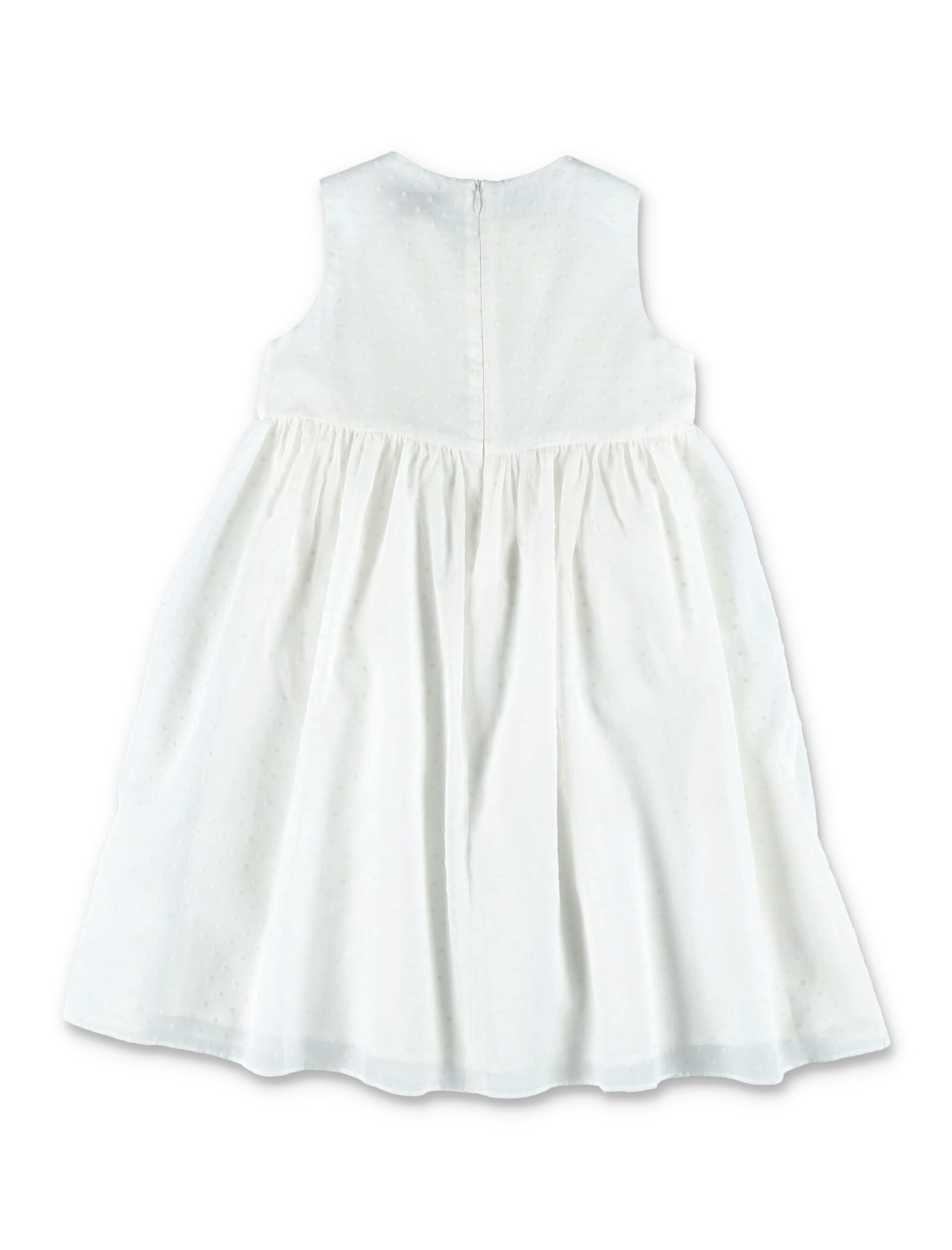 Shop Stella Mccartney Plumetis Dress In White