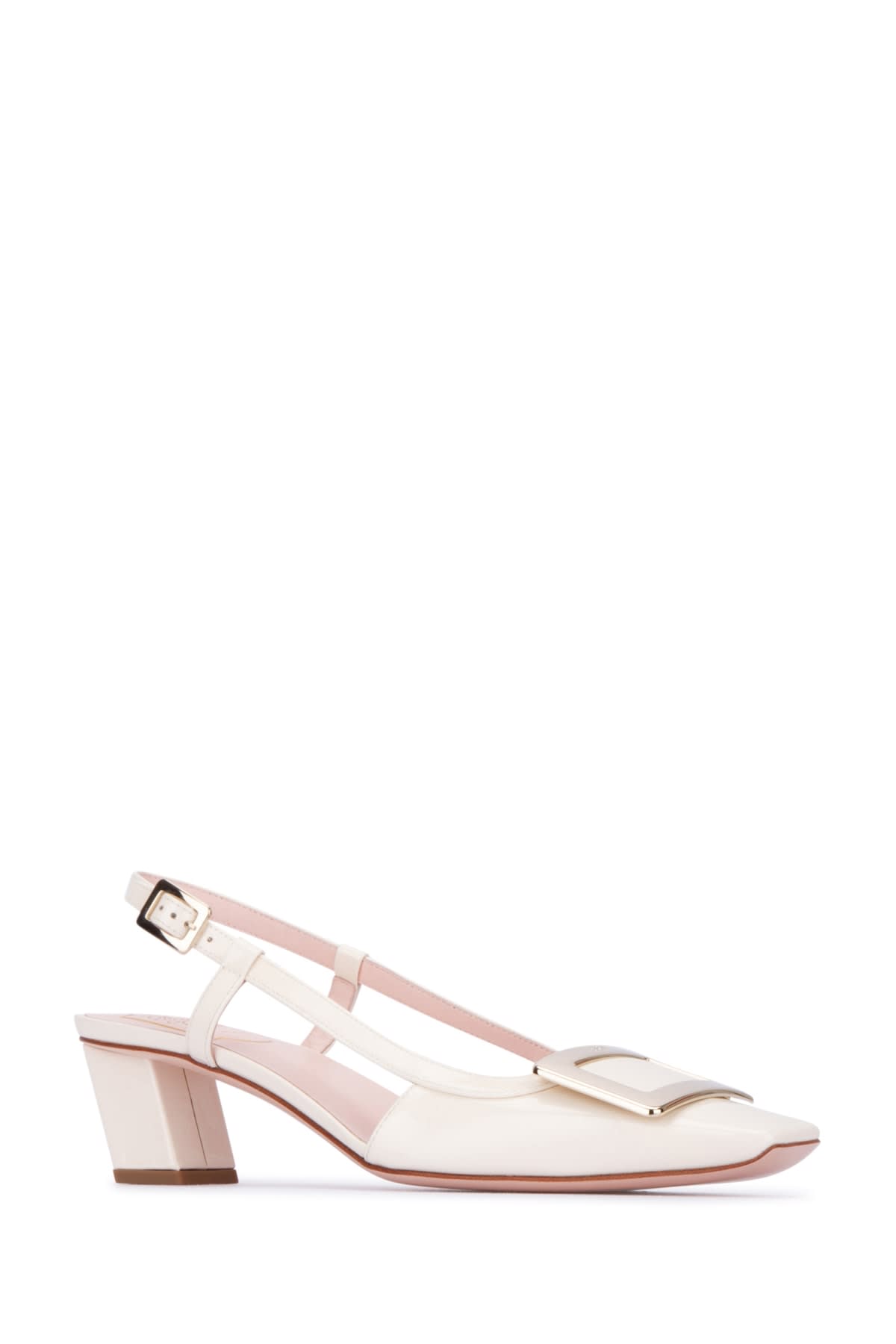 Roger Vivier Belle Vivier 45 Slingback Pumps In Patent Leather