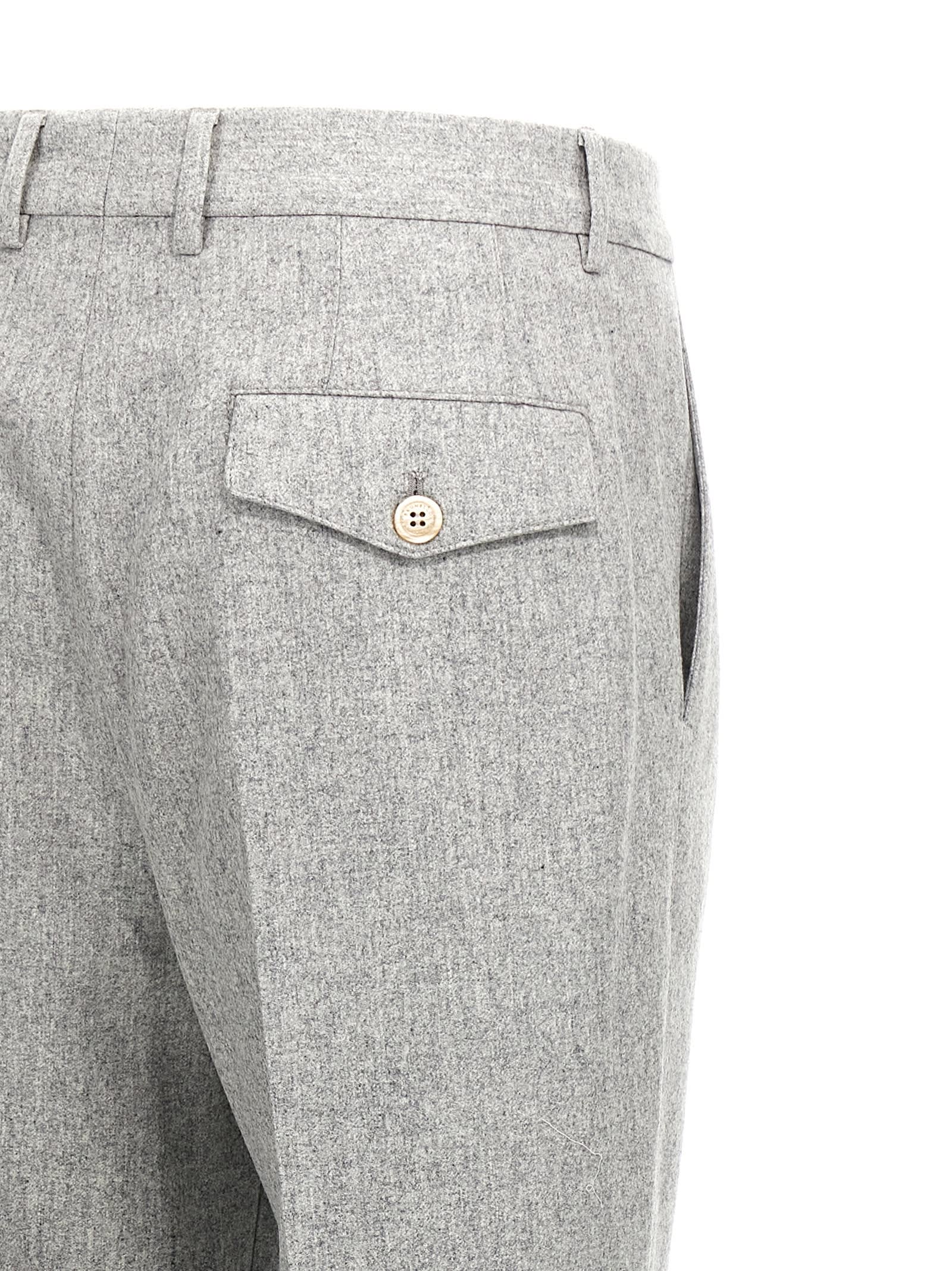 BRUNELLO CUCINELLI WOOL PANTS 