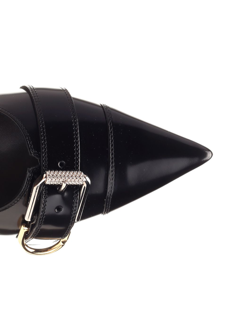 Shop Givenchy Voyou Slingback In Black