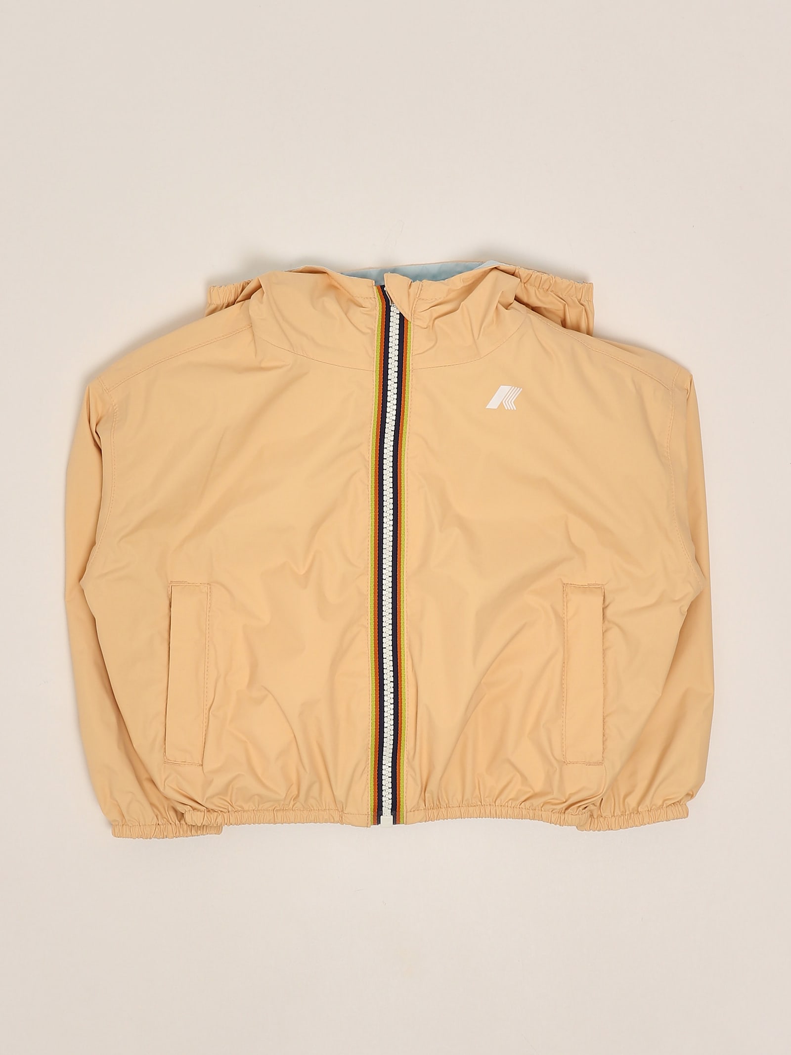 K-way Laurette Plus Double Jacket In Blue