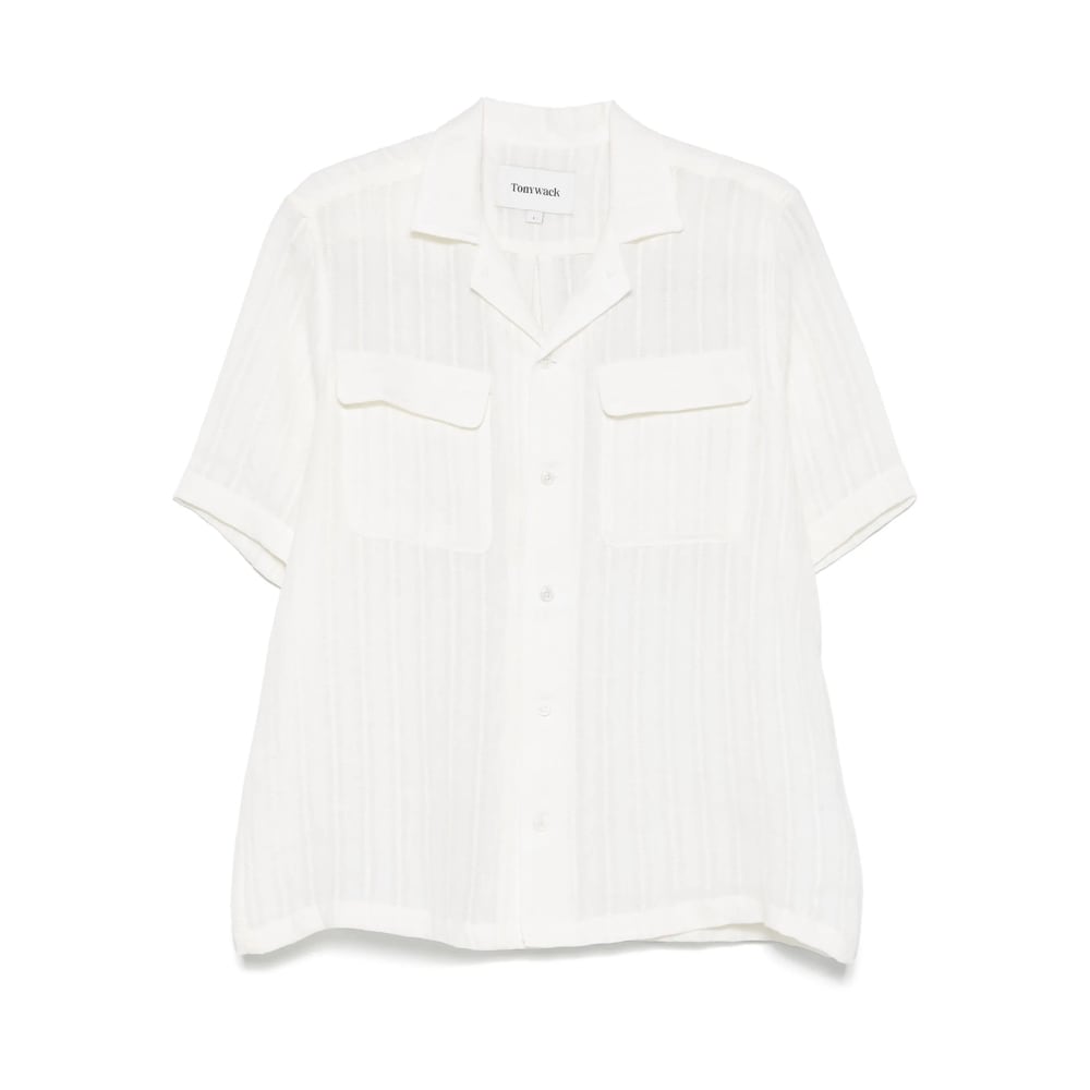 Tonywack Linen Shirts In White