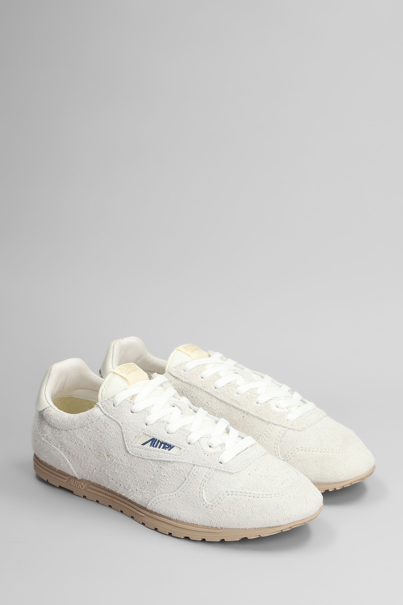 Autry Ivory Suede Windspin Sneakers