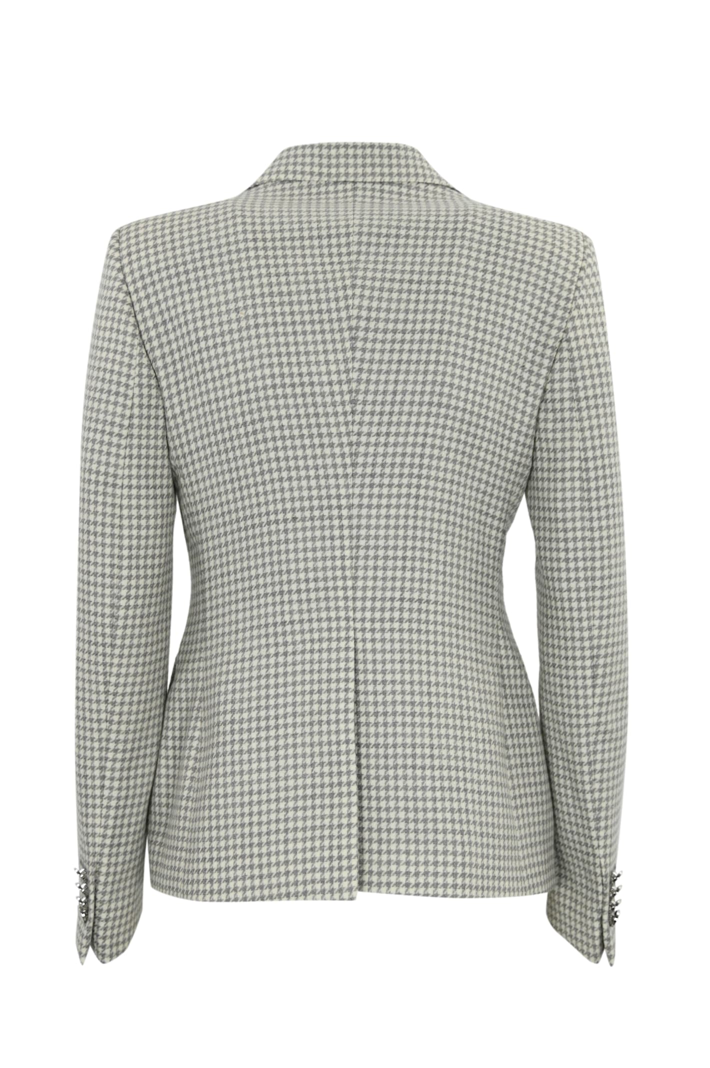 Shop Tagliatore Alicya Wool Blazer In Panna