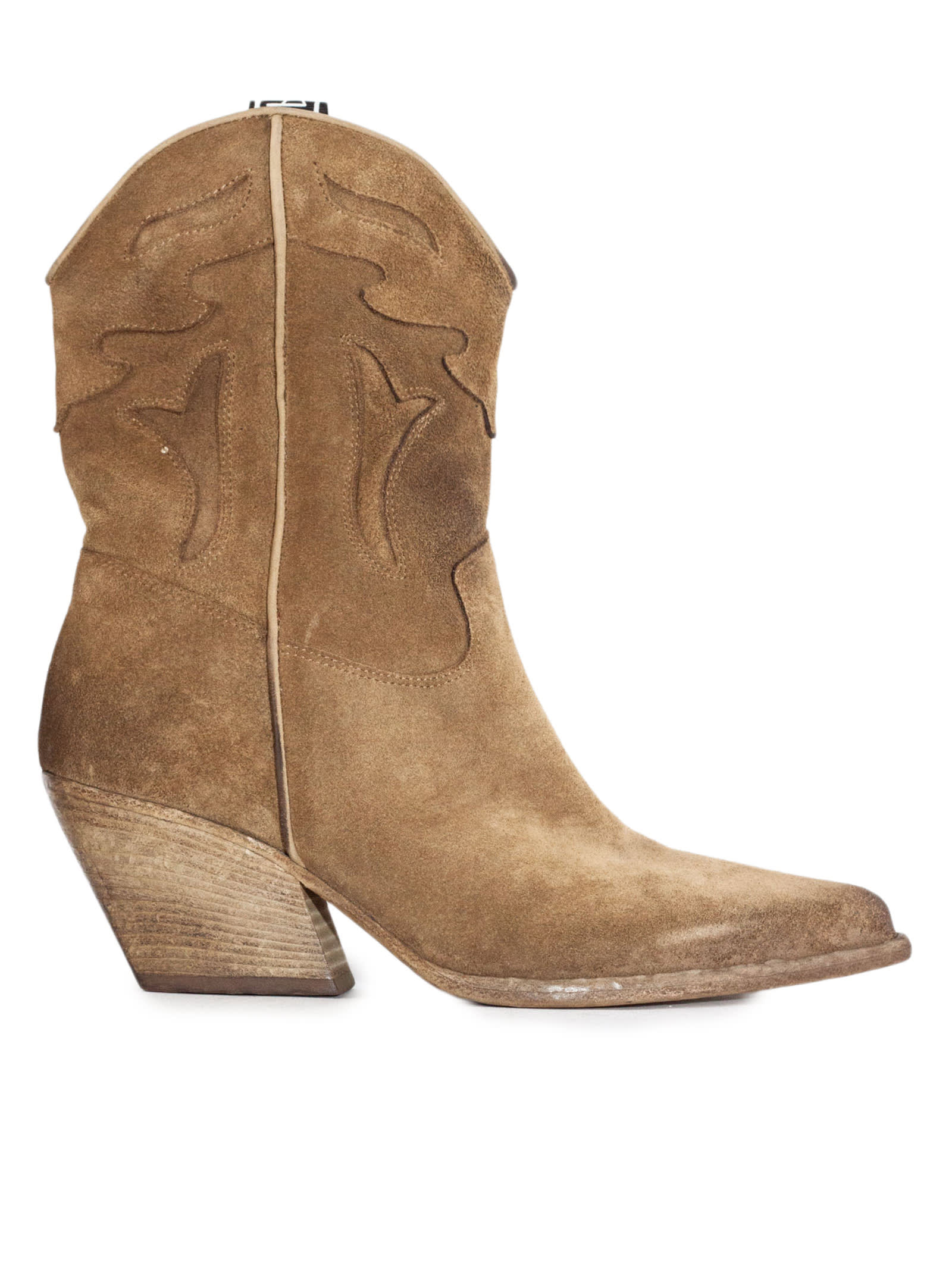 Camel Suede Texan Boot