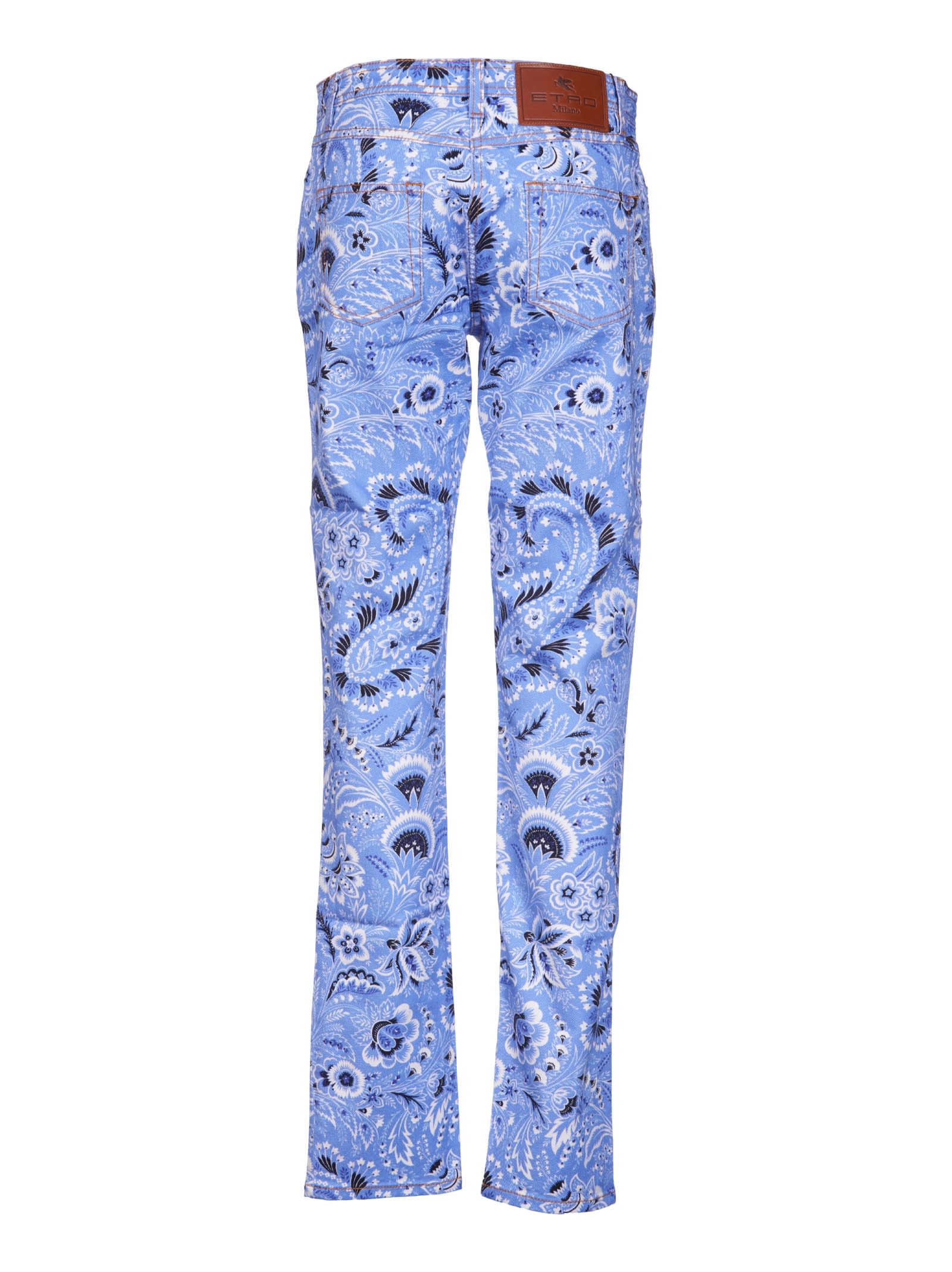 Etro Skinny Jeans In Blue