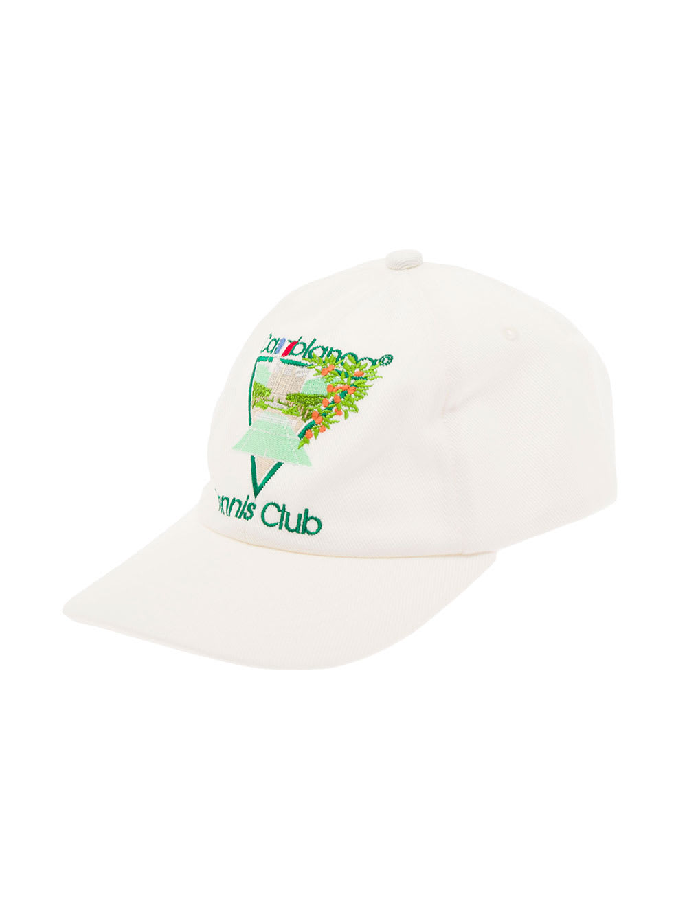 Casablanca Tennis Club Icon Embroidered Cotton Hat