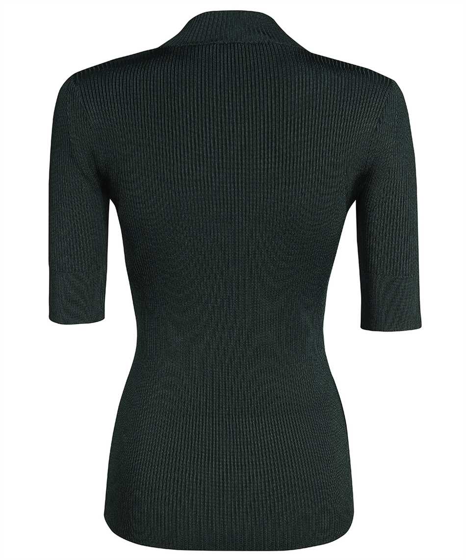 Shop Stella Mccartney Knitted Viscosa-blend Top In Green