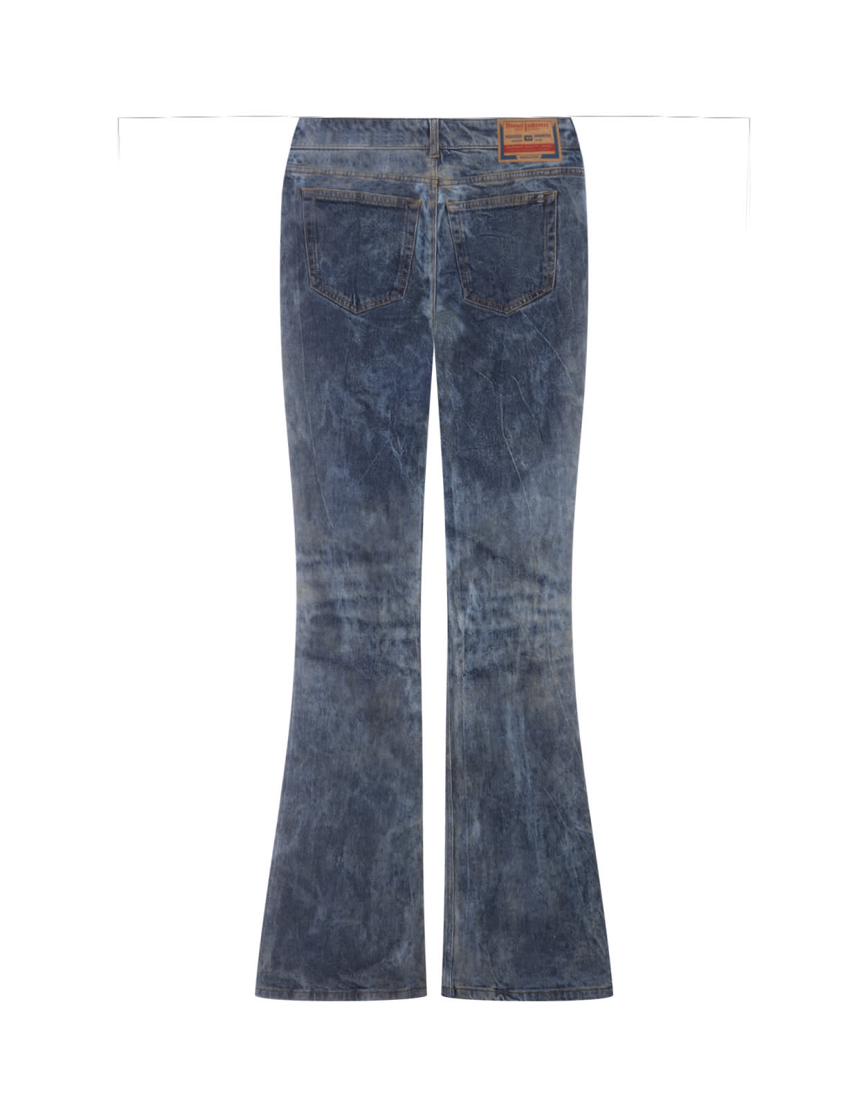 Shop Diesel Bootcut And Flare Jeans 1969 D-ebbey 0pgal In Blue