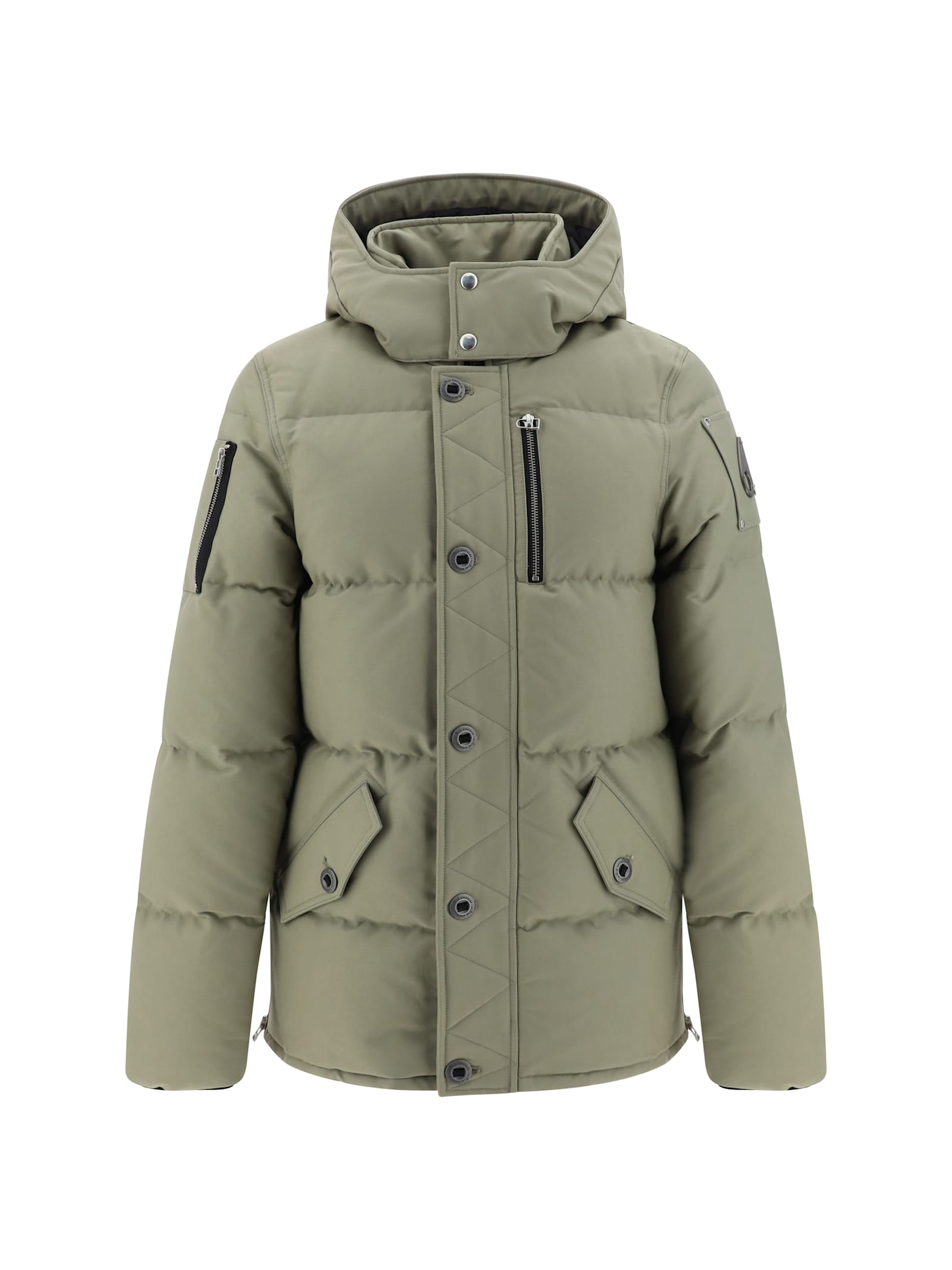 Shop Moose Knuckles Forrestville Down Jacket In Sage