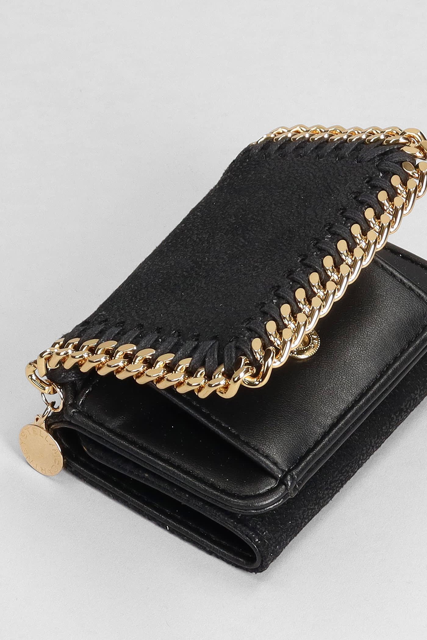 Shop Stella Mccartney Wallet In Black Polyester