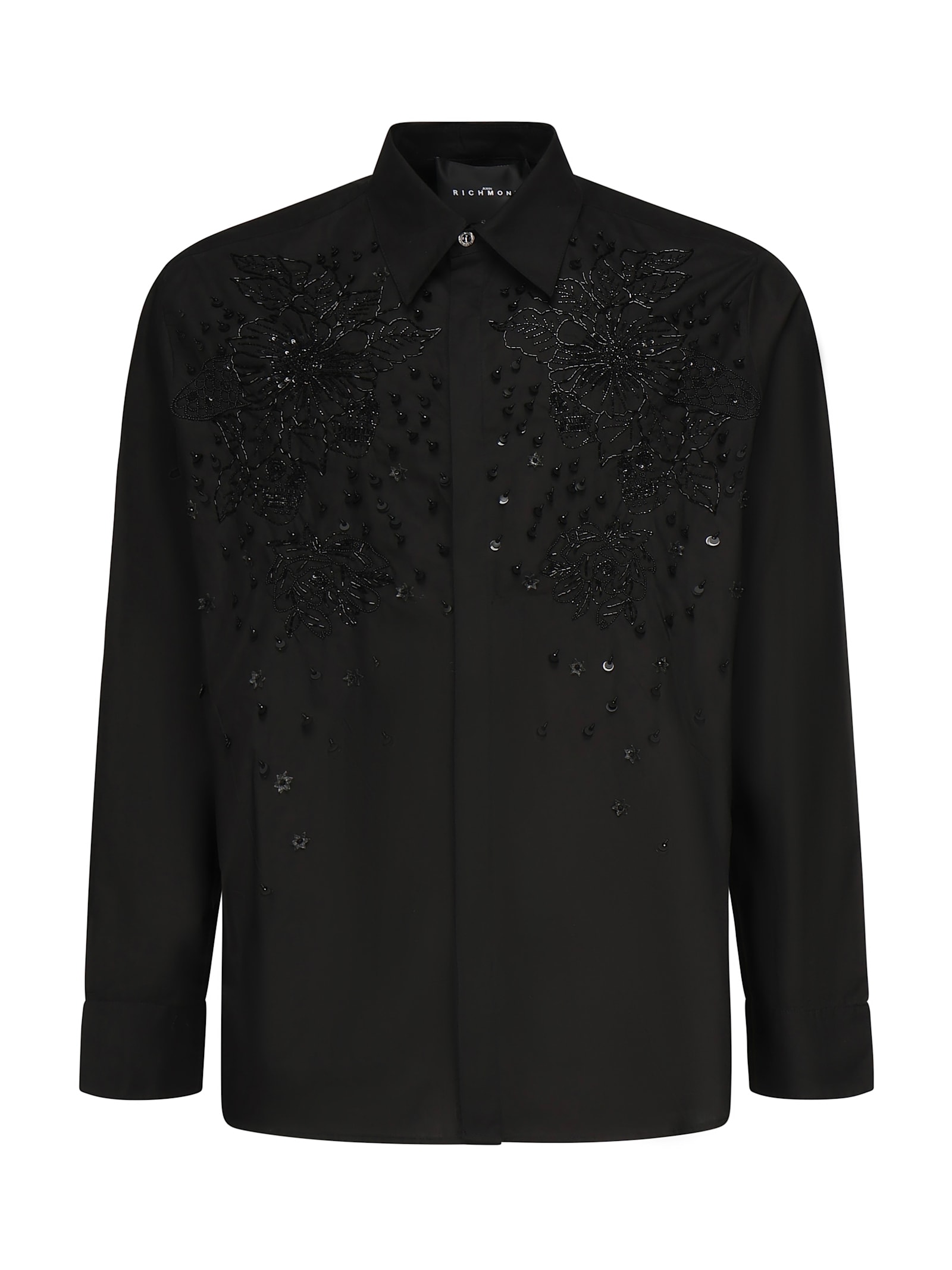 Tavaria Shirt With Embroidery And Sequins