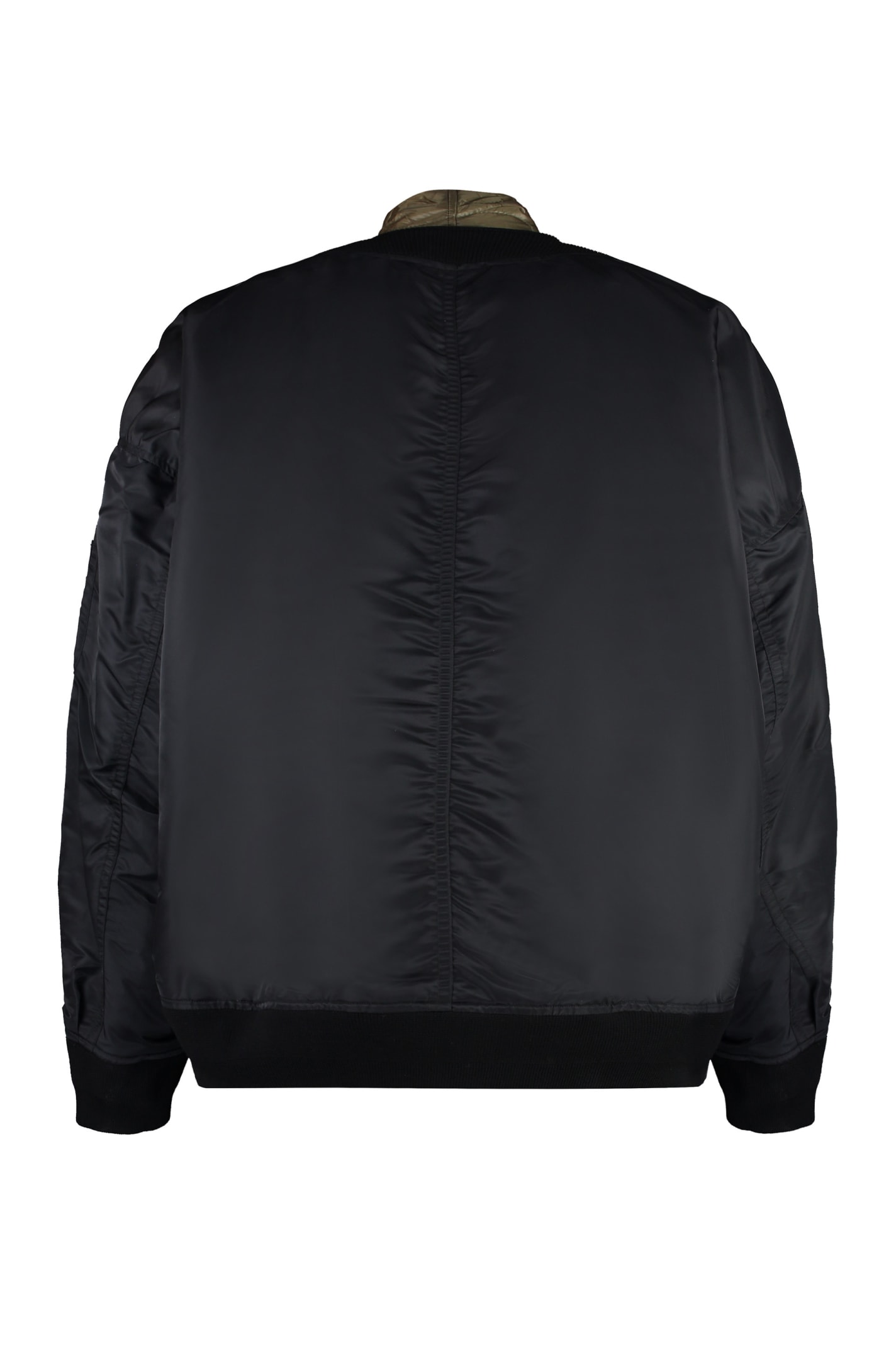 Shop Miharayasuhiro Oversize Bomber Jacket In Black