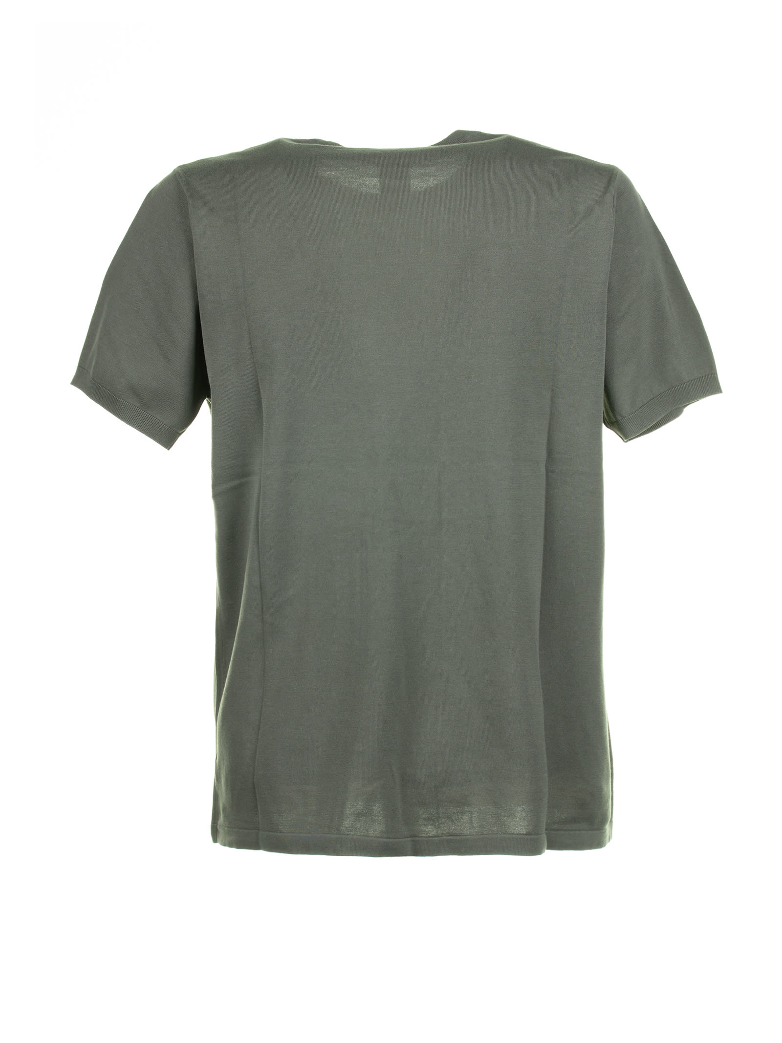 Shop Aspesi Sage Green T-shirt In Verde