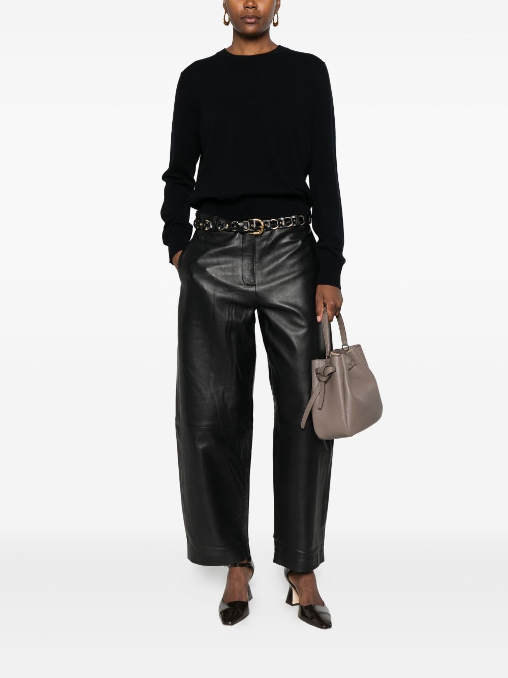 Givenchy Long-sleeved Cashmere Sweater. In Black