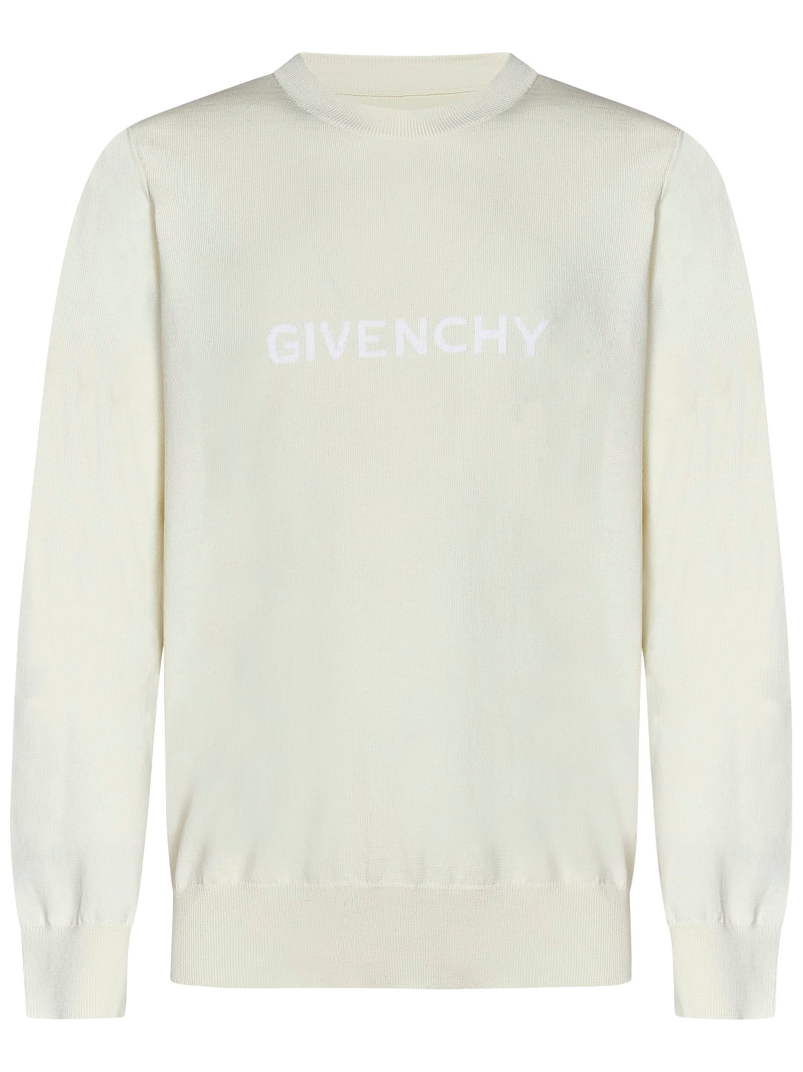 Shop Givenchy Sweater In White