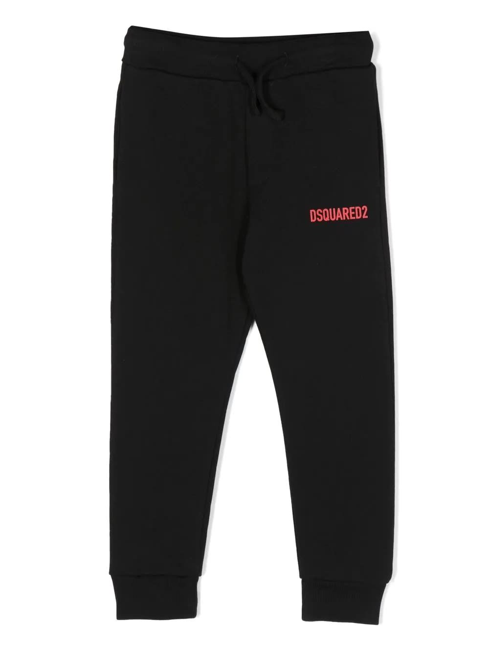 DSQUARED2 BLACK DSQUARED2 BROTHERS JOGGERS