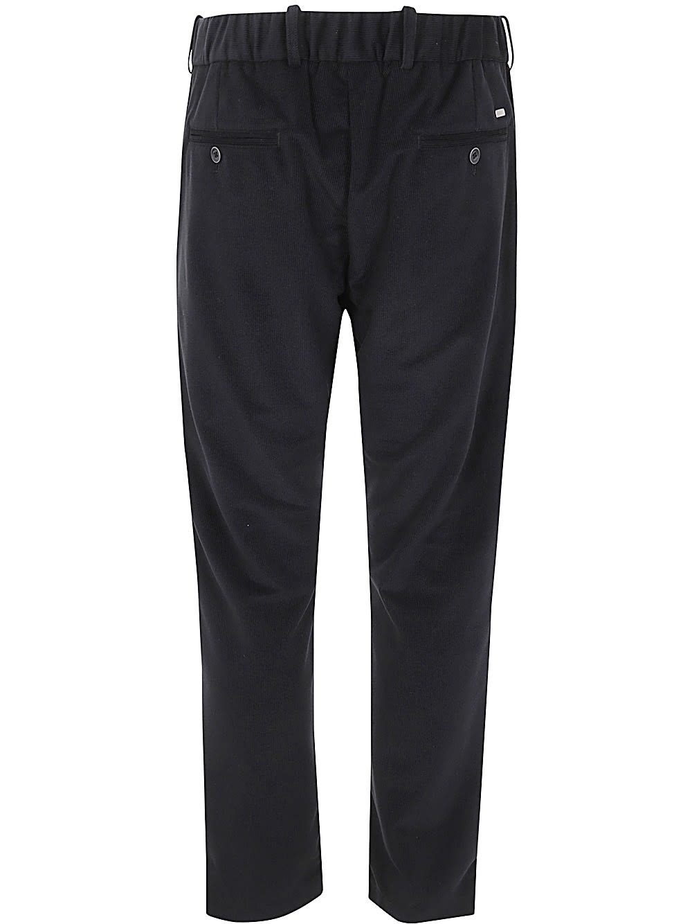 Shop Herno Man Trousers In Black