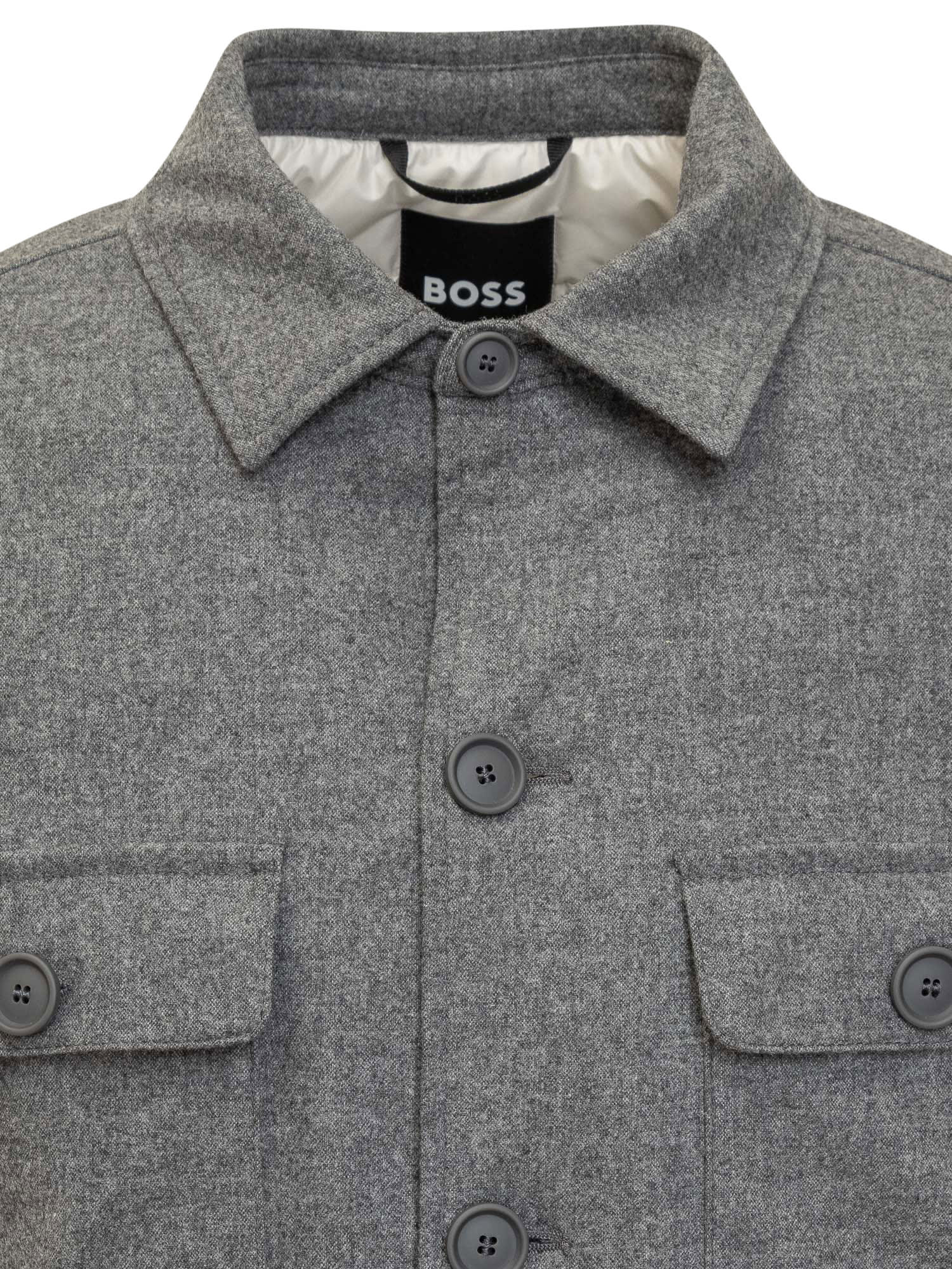 Shop Hugo Boss P-carper Jacket In Silver