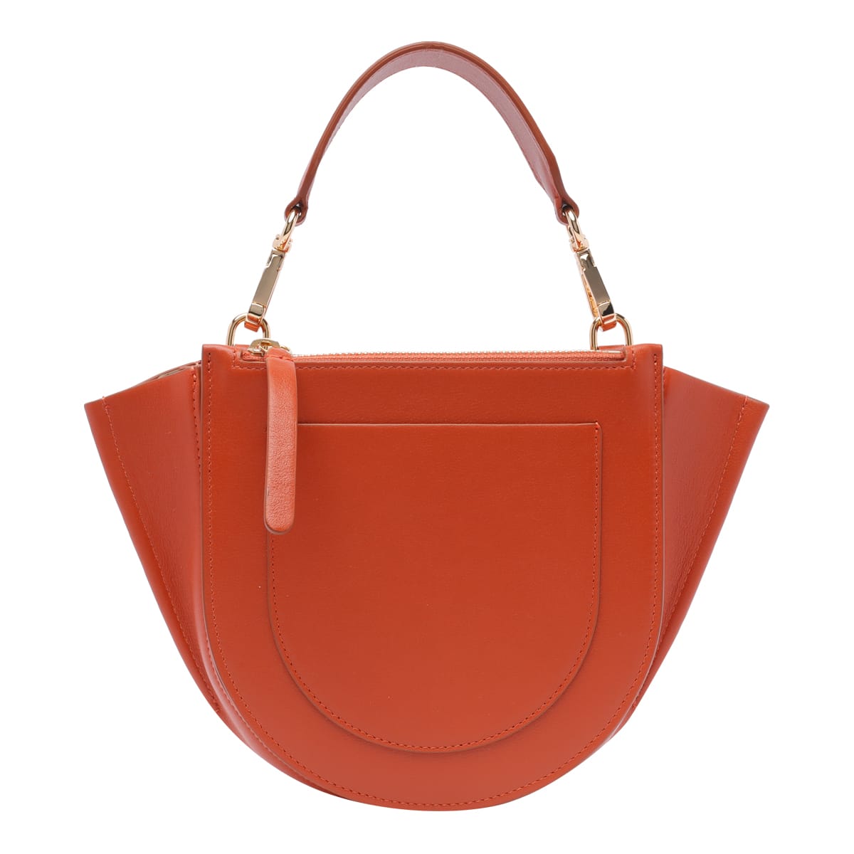 Shop Wandler Hortensia Mini Hand Bag In Orange