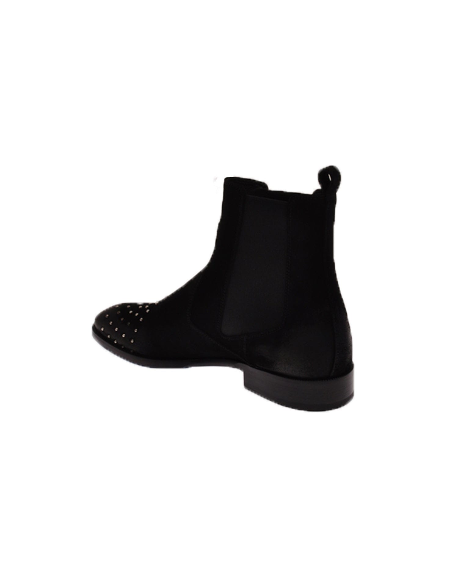 JOHN RICHMOND LEATHER ANKLE BOOTS WITH STUDS 