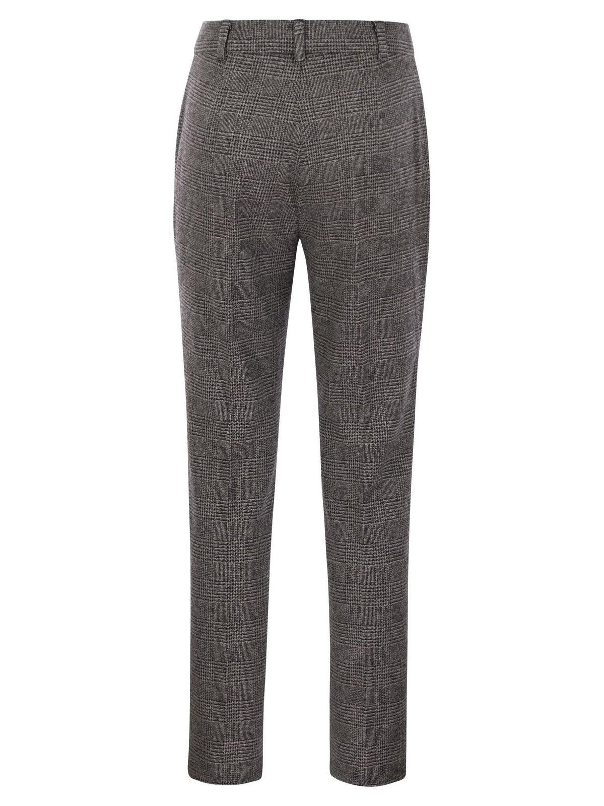 Shop Max Mara Gerico Slim-fit Trousers In Grey