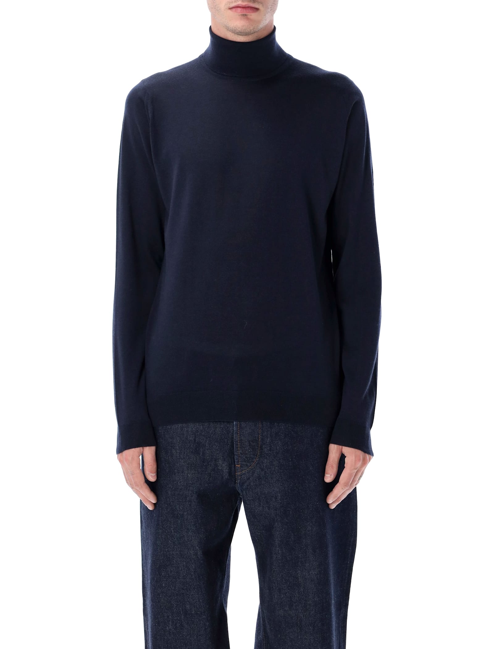 John Smedley Cherwell Extra Fine Merino Wool Roll Neck Jumper John Smedley Cherwell Extra Fine Merino Wool Roll Neck Jumper