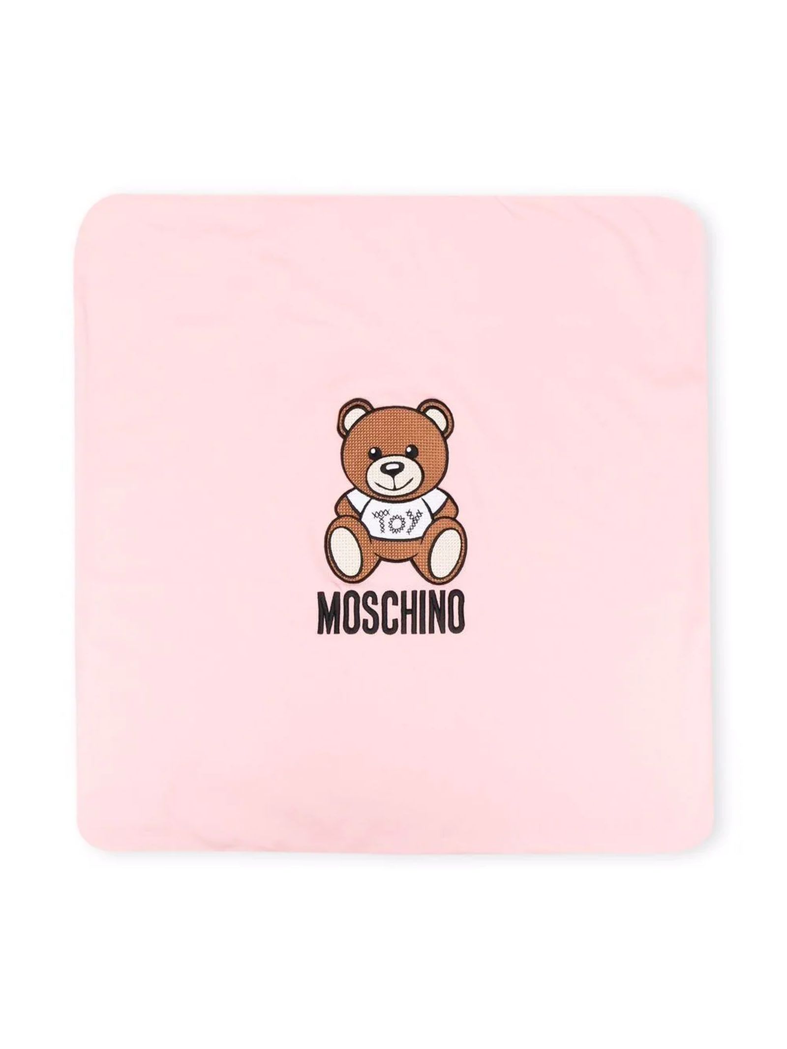 Moschino Pink Cotton Blanket
