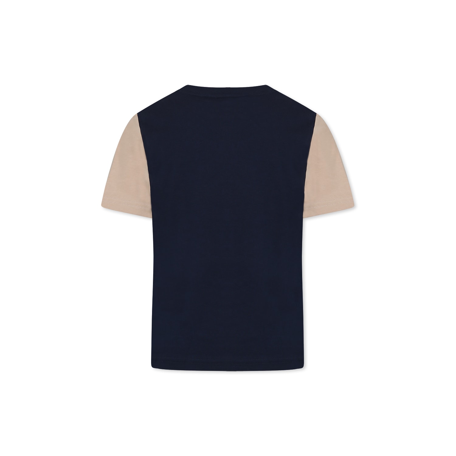 Hugo Boss Boy's Short-sleeve Colorblock Polo Shirt In Blue