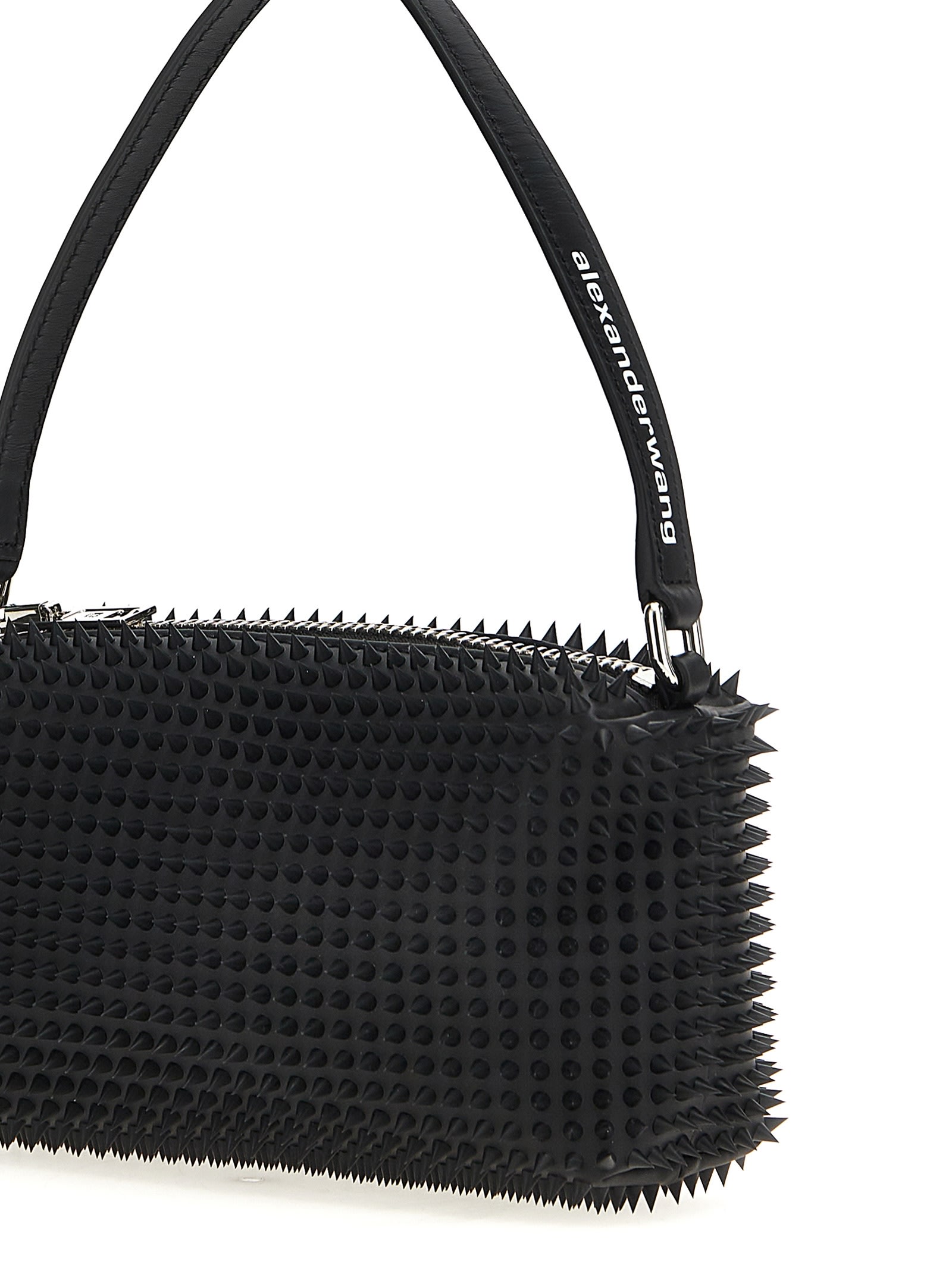 Shop Alexander Wang Heiress Medium Handbag In Black