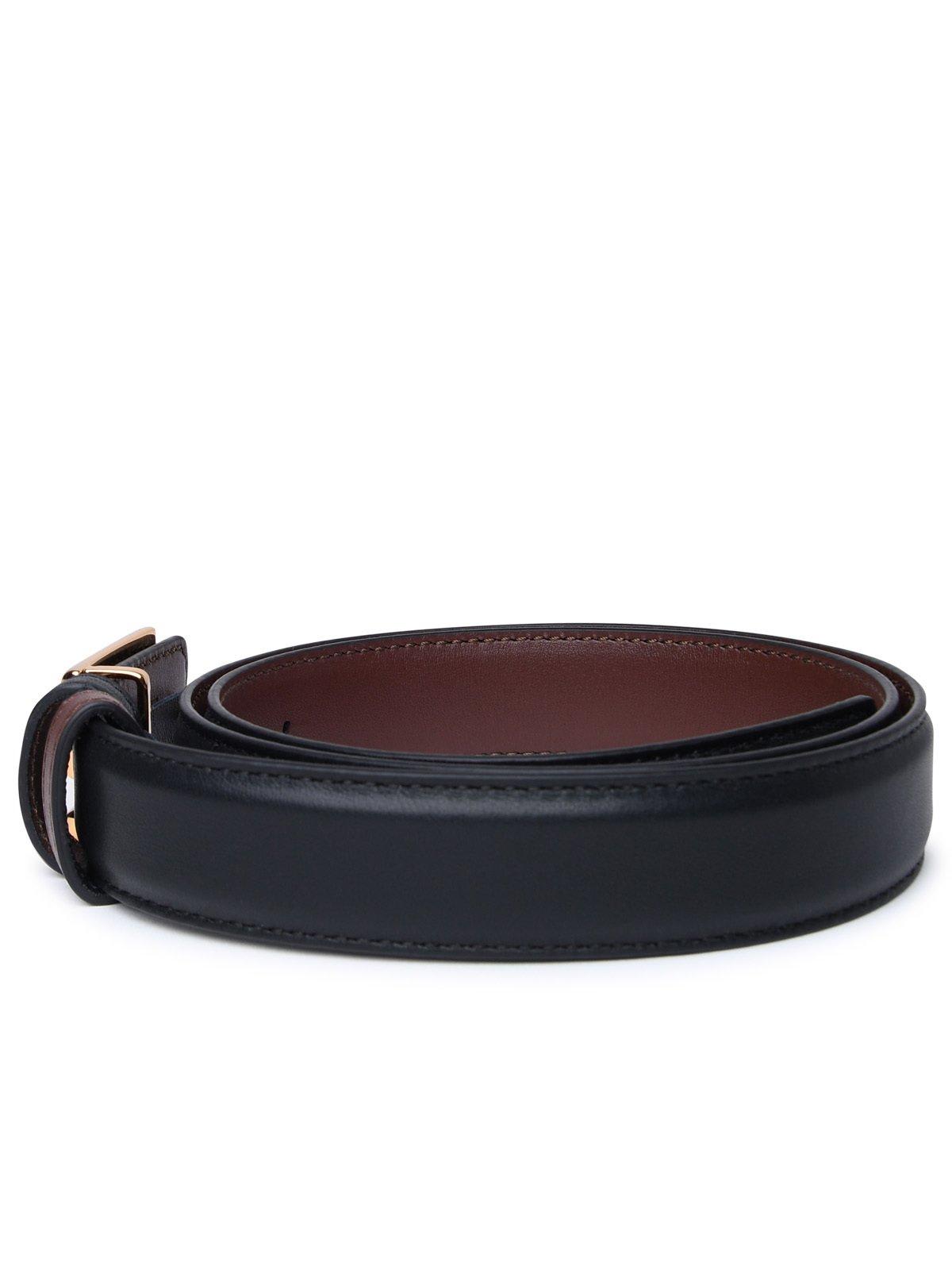 Shop Etro Reversibile Buckle Belt In Nero